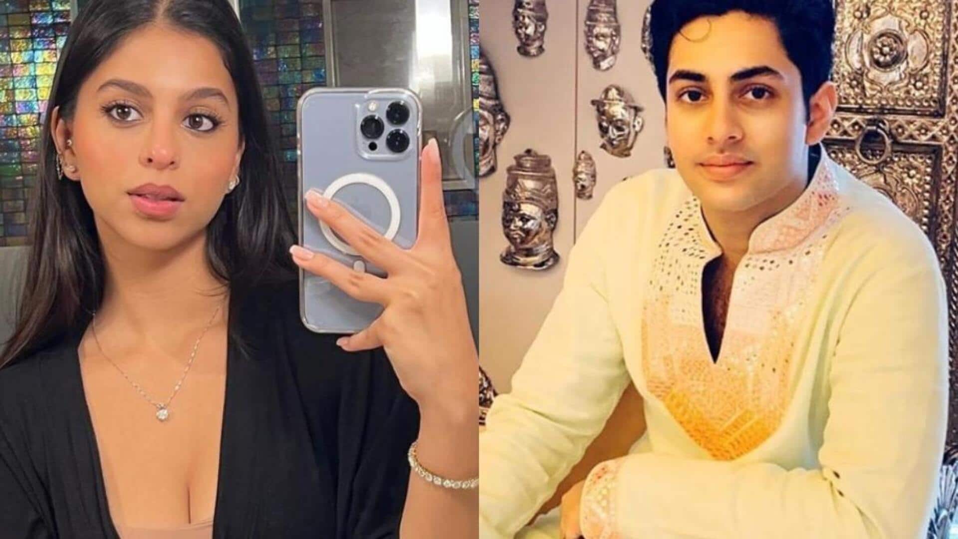 Agastya Nanda turns 23; Suhana Khan wishes him