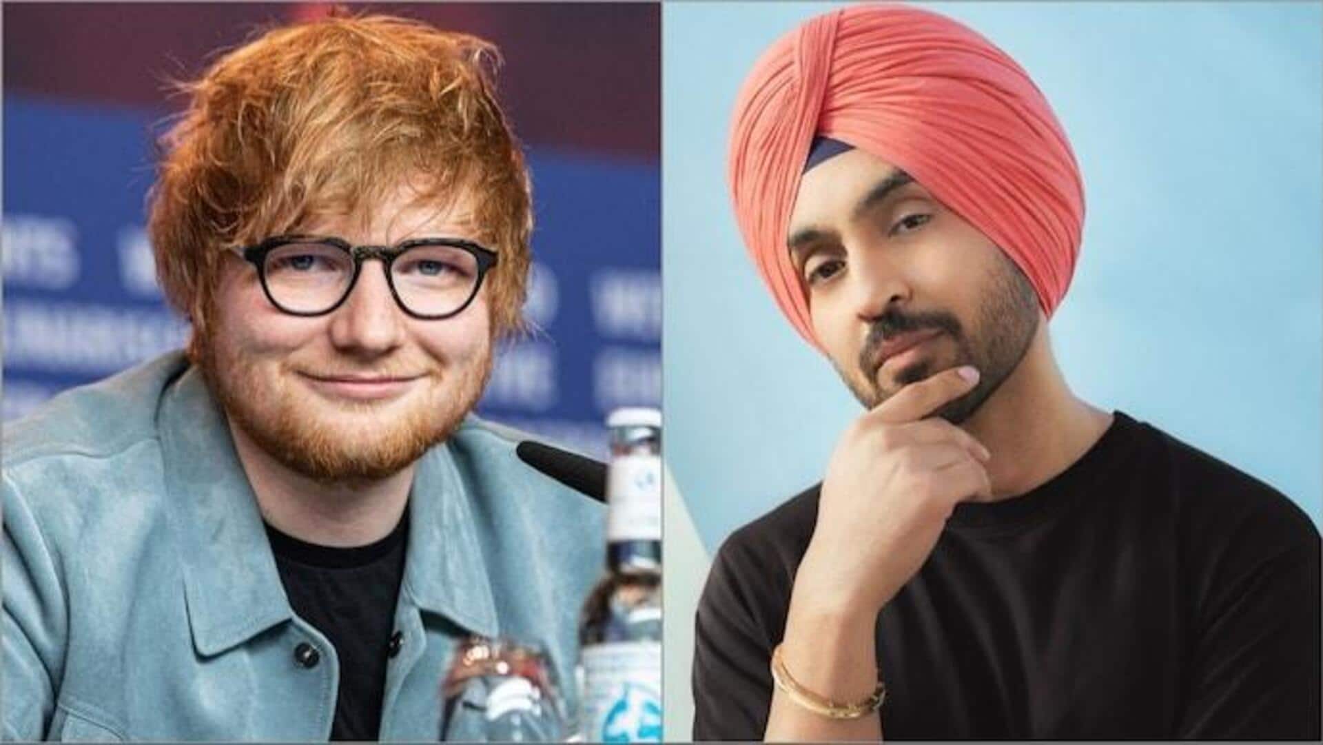 Viral! Ed Sheeran sings in Punjabi; performs with Diljit Dosanjh
