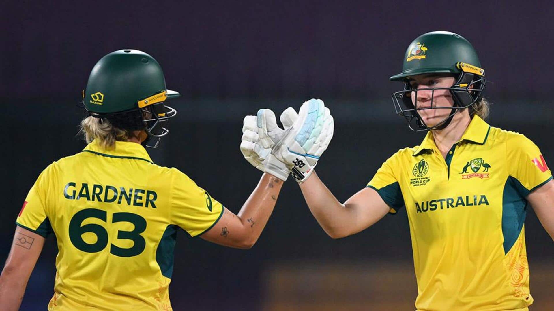 Annabel Sutherland, Ashleigh Gardner script this World Cup partnership record Annabel Sutherland, Ashleigh Gardner script this World Cup partnership record