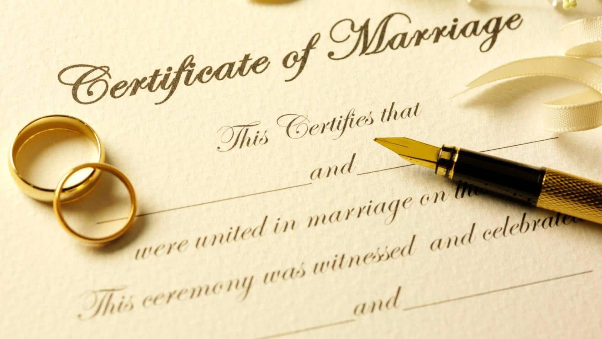 If you're applying for marriage certificate, this is for you