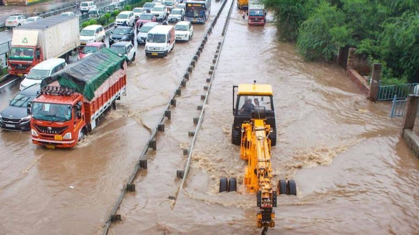 Delhi has been witnessing incessant rainfall Delhi has been witnessing incessant rainfall