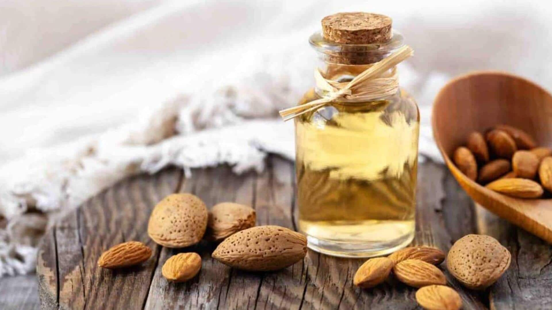 Diminishing dark circles with sweet almond oil elegance