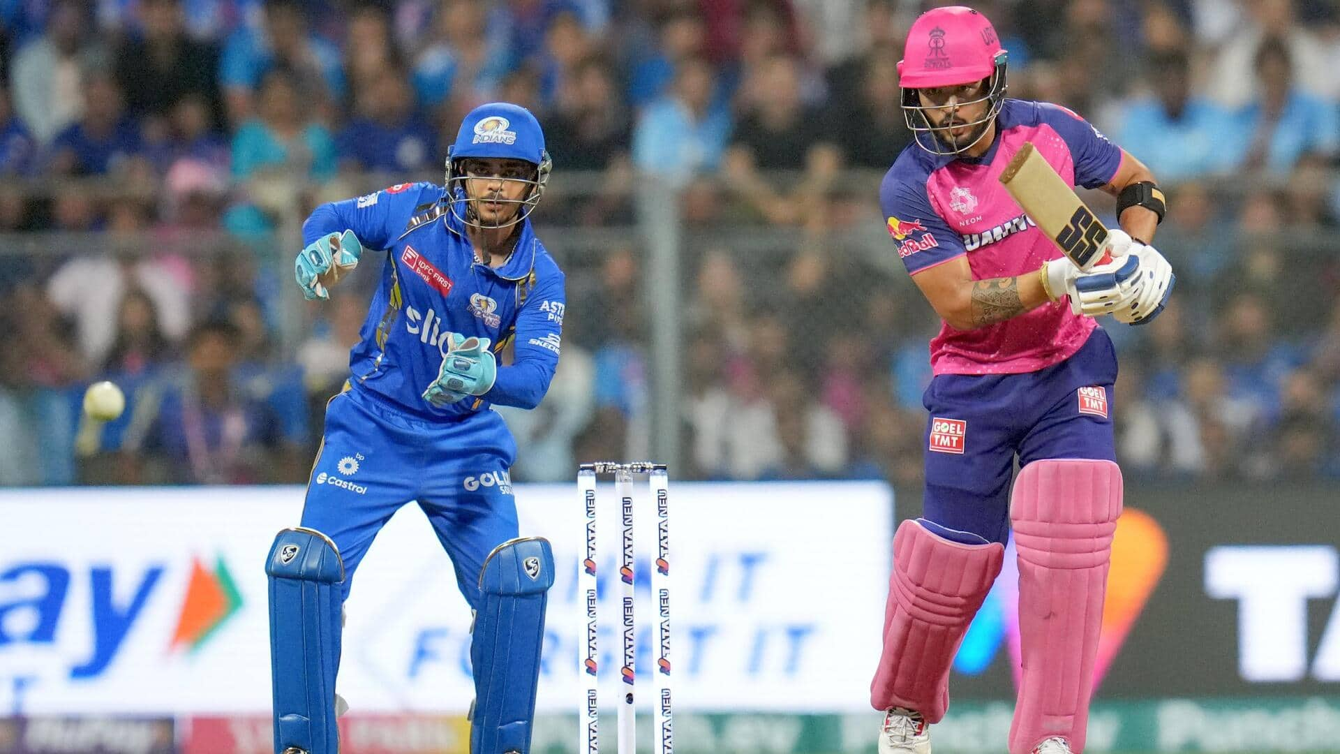 IPL: RR hammer 273 in practice game; Riyan Parag shines