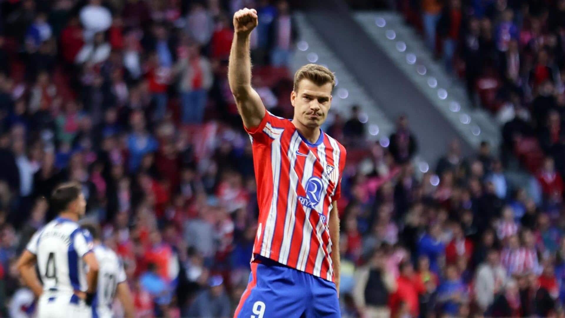 Atletico's Alexander Sorloth makes La Liga history with earliest hat-trick Atletico's Alexander Sorloth makes La Liga history with earliest hat-trick
