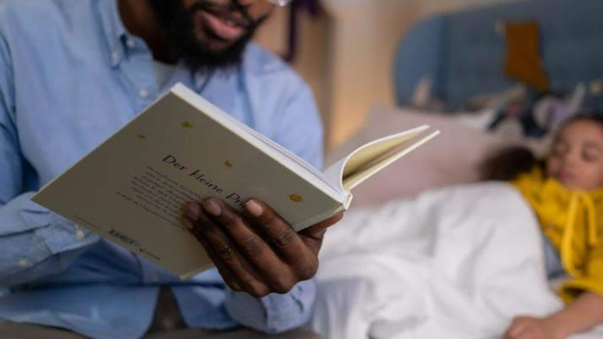 Bedtime storytelling can enhance your sleep. Try today! Bedtime storytelling can enhance your sleep. Try today!