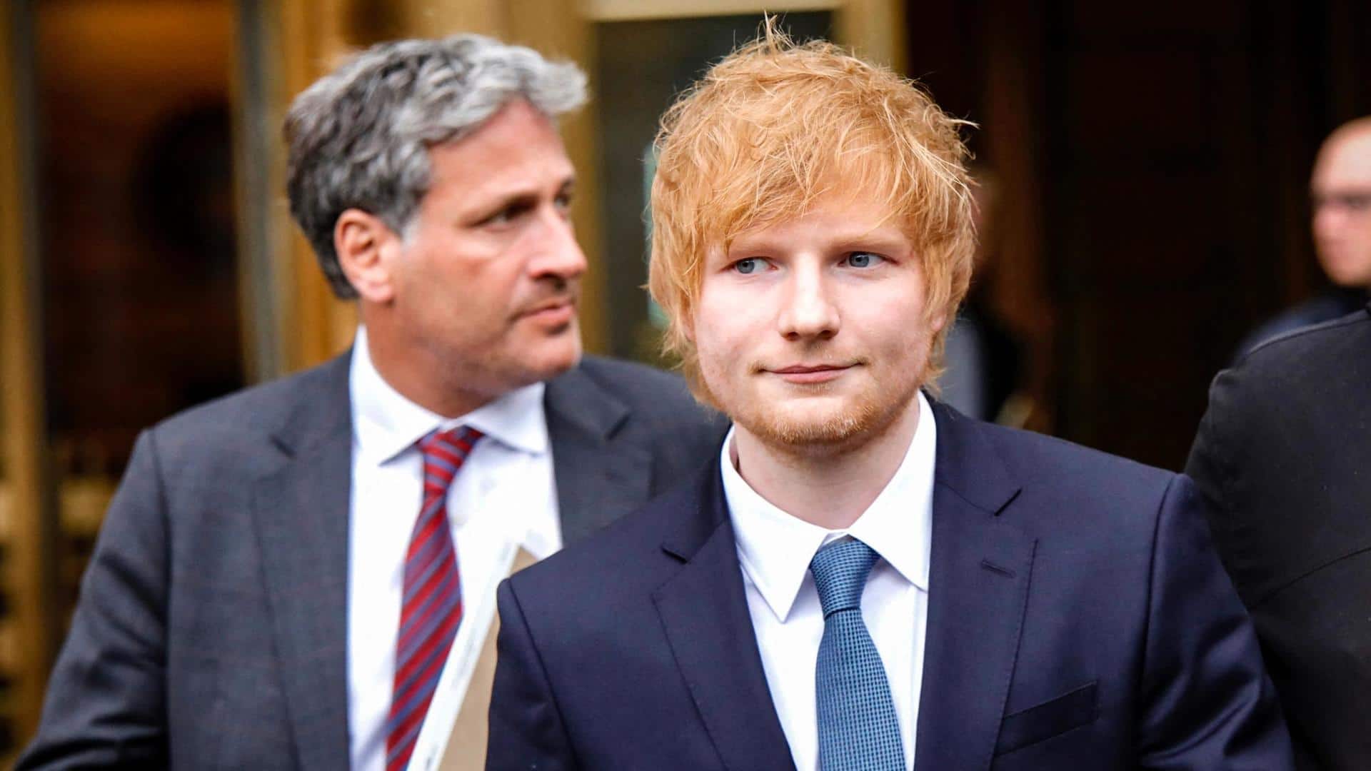 Ed Sheeran accused of copying Marvin Gaye classic, attends trial