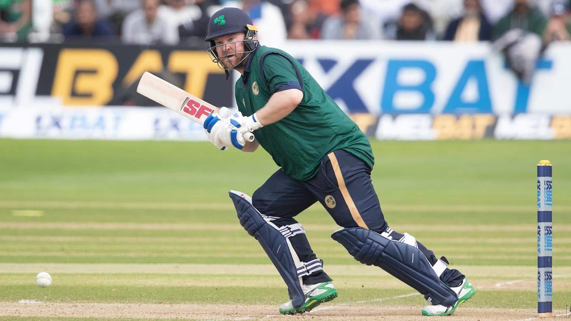 IRE vs BAN: Paul Stirling slams his 27th ODI fifty