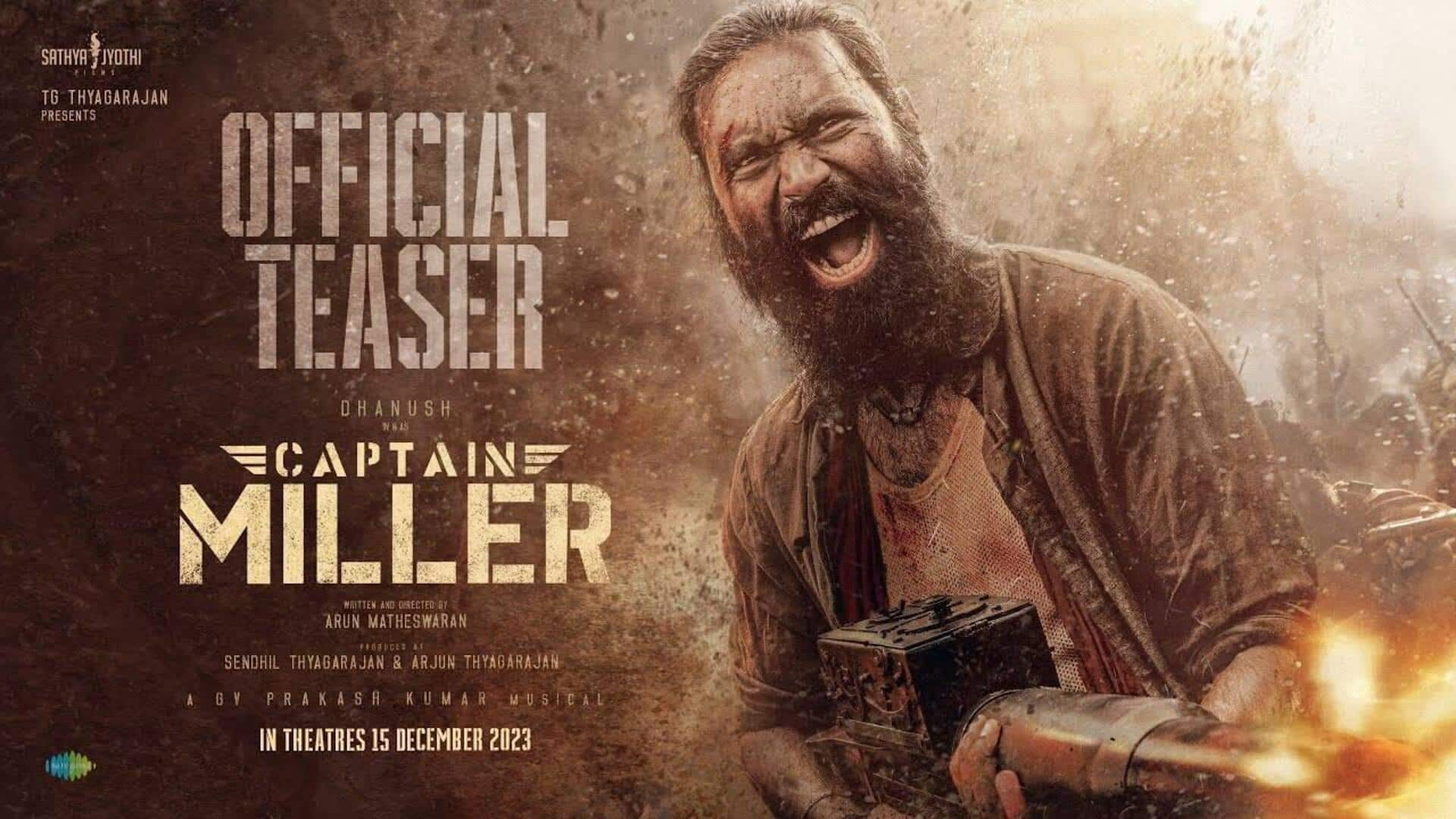 'Captain Miller': Cast, story, and release date of Dhanush starrer