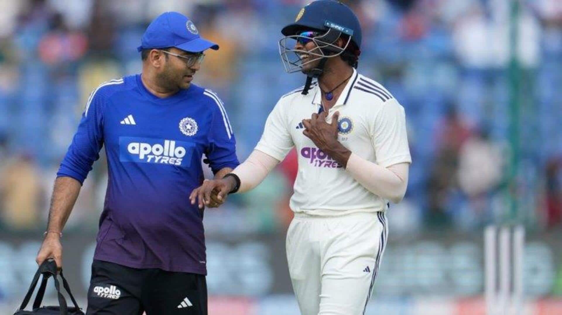 Delhi Test: India's Sai Sudharsan won't field on Day 3