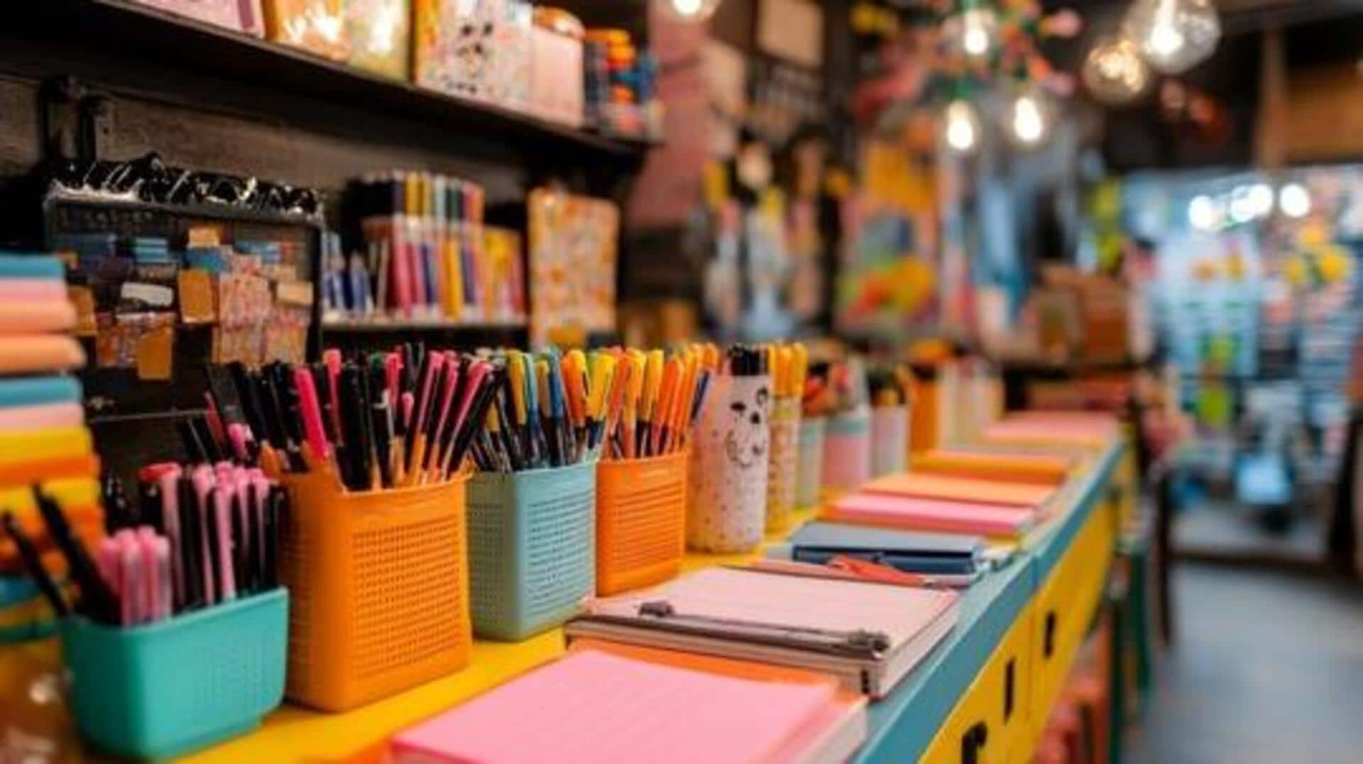 How to shop in stationery markets