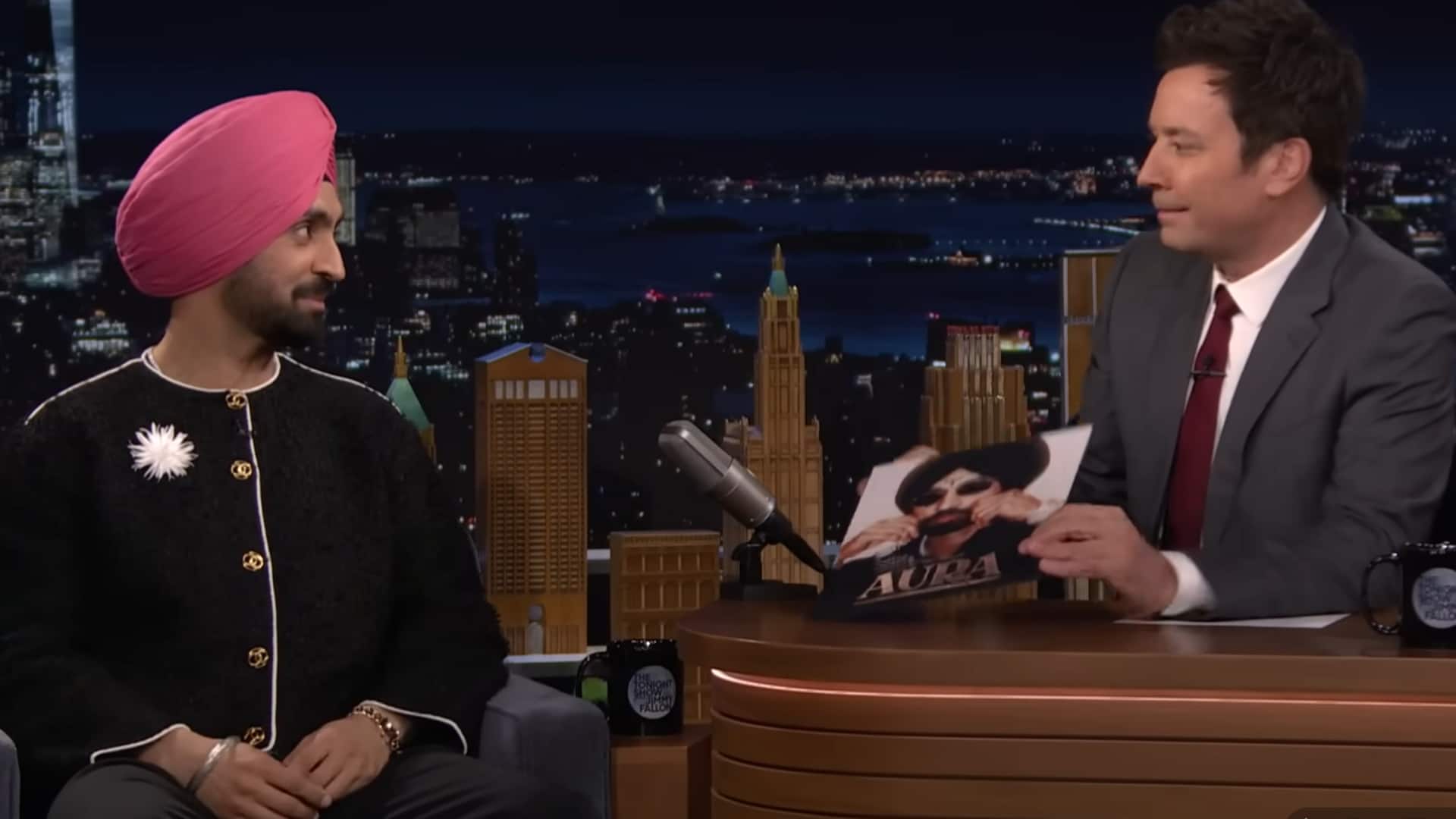 Diljit Dosanjh returns to 'Fallon' after 2 years, teaches 'bhangra'