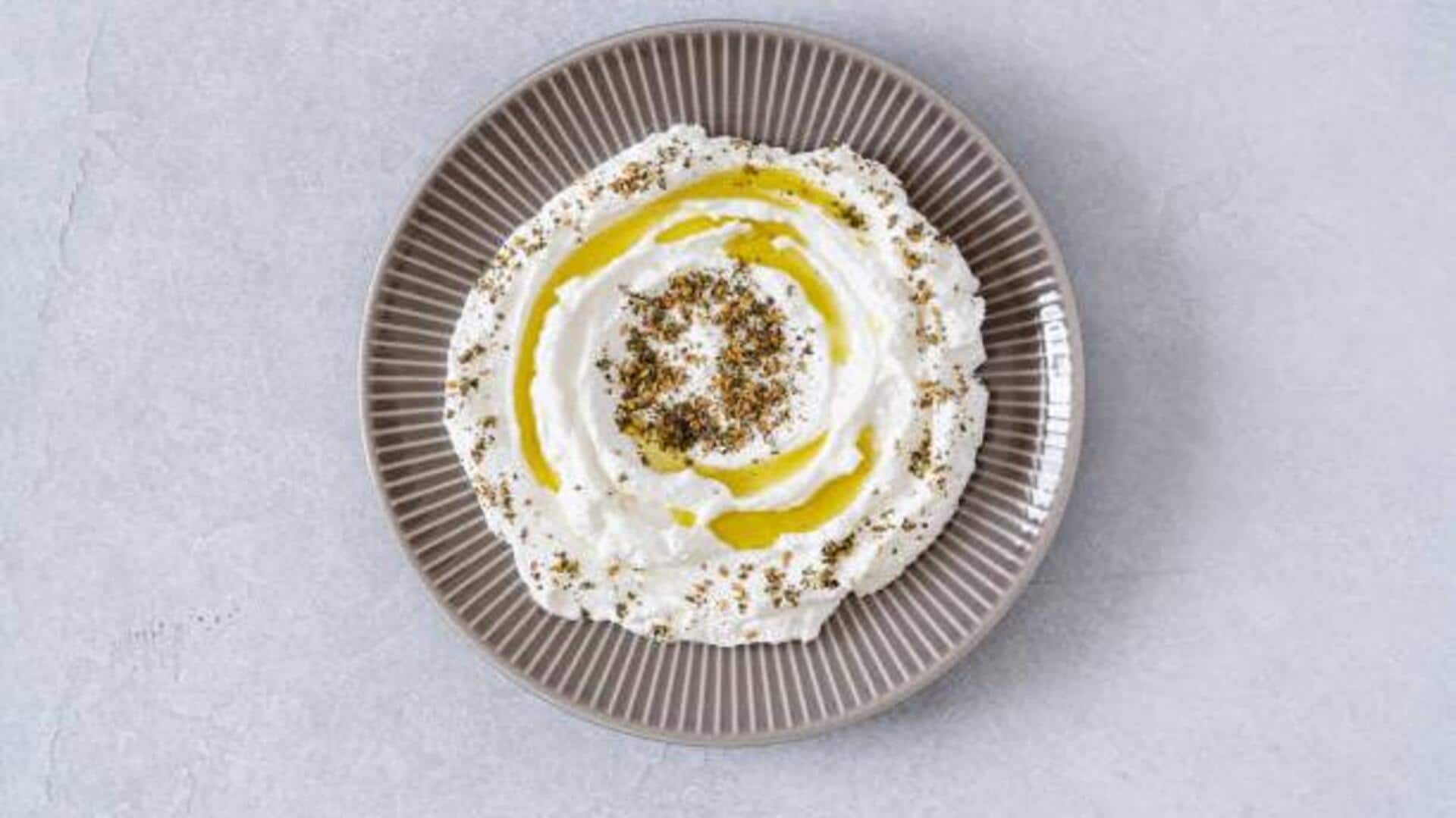 Za'atar and labneh: A Middle-Eastern flavor combo