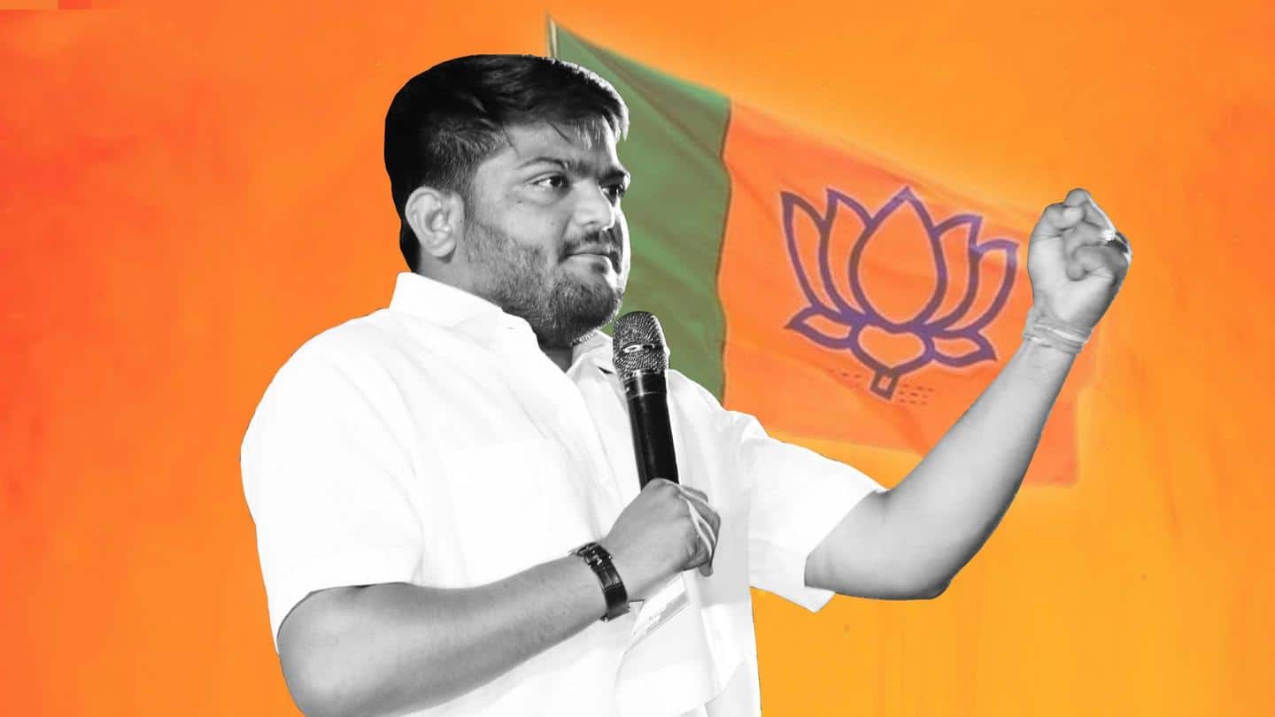 Once face of Patidar quota agitation, Hardik Patel joins BJP