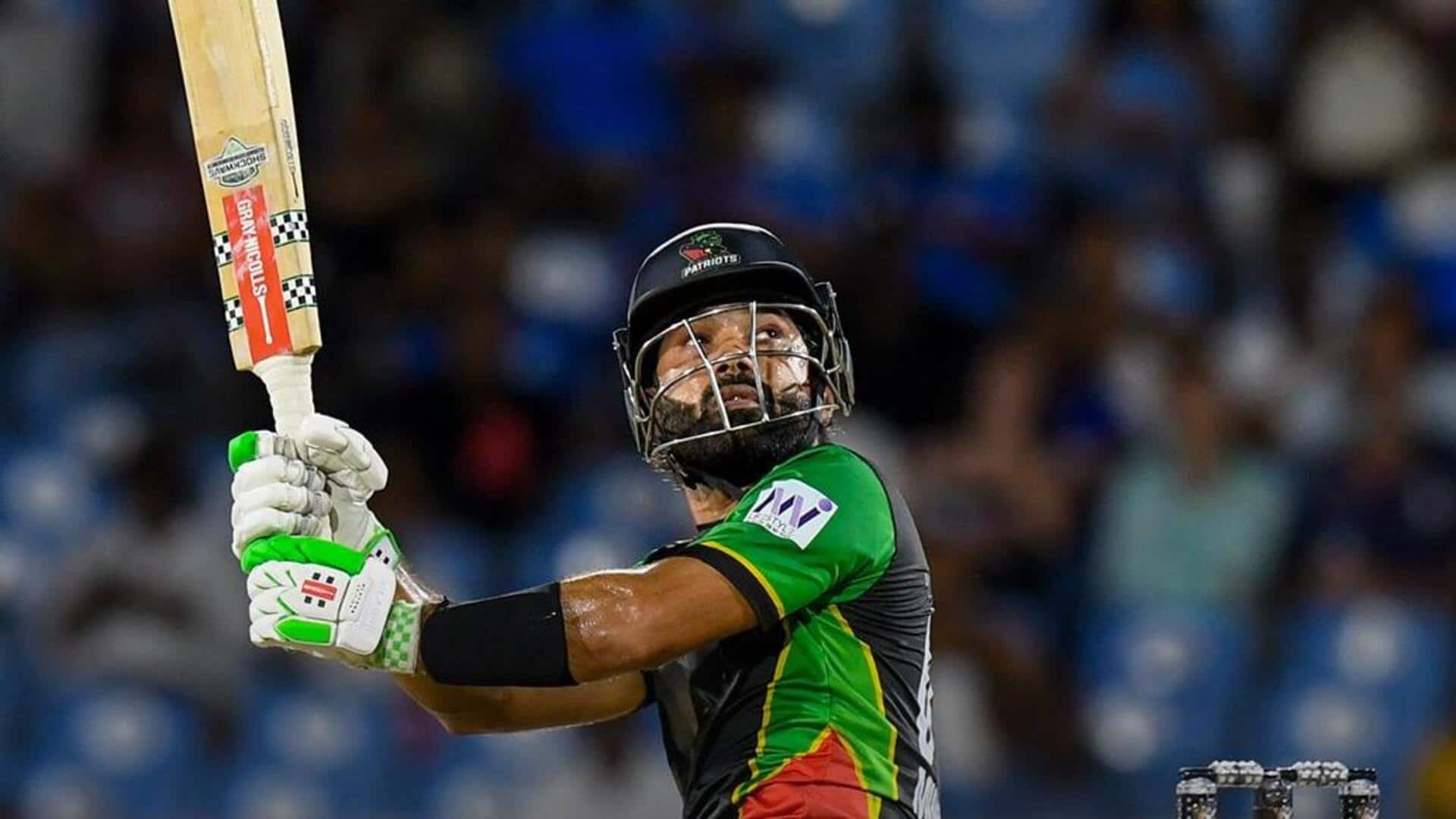 Mohammad Rizwan gets to his maiden CPL fifty: Stats Mohammad Rizwan gets to his maiden CPL fifty: Stats