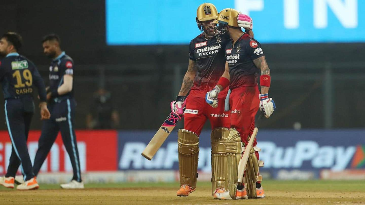 IPL 2022: RCB beat GT, keep playoff hopes alive