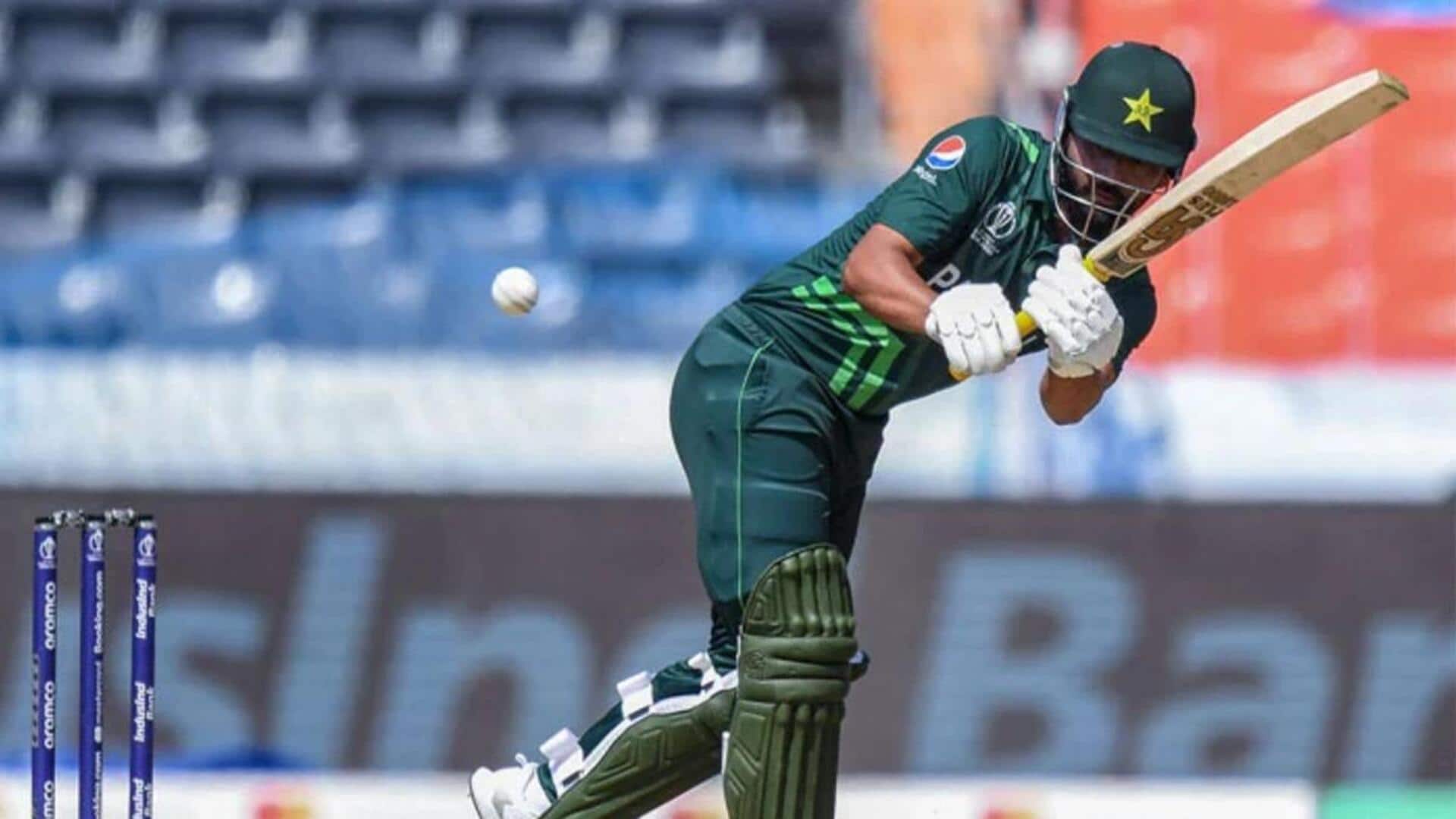 Fakhar Zaman slams fastest World Cup hundred by Pakistan batter