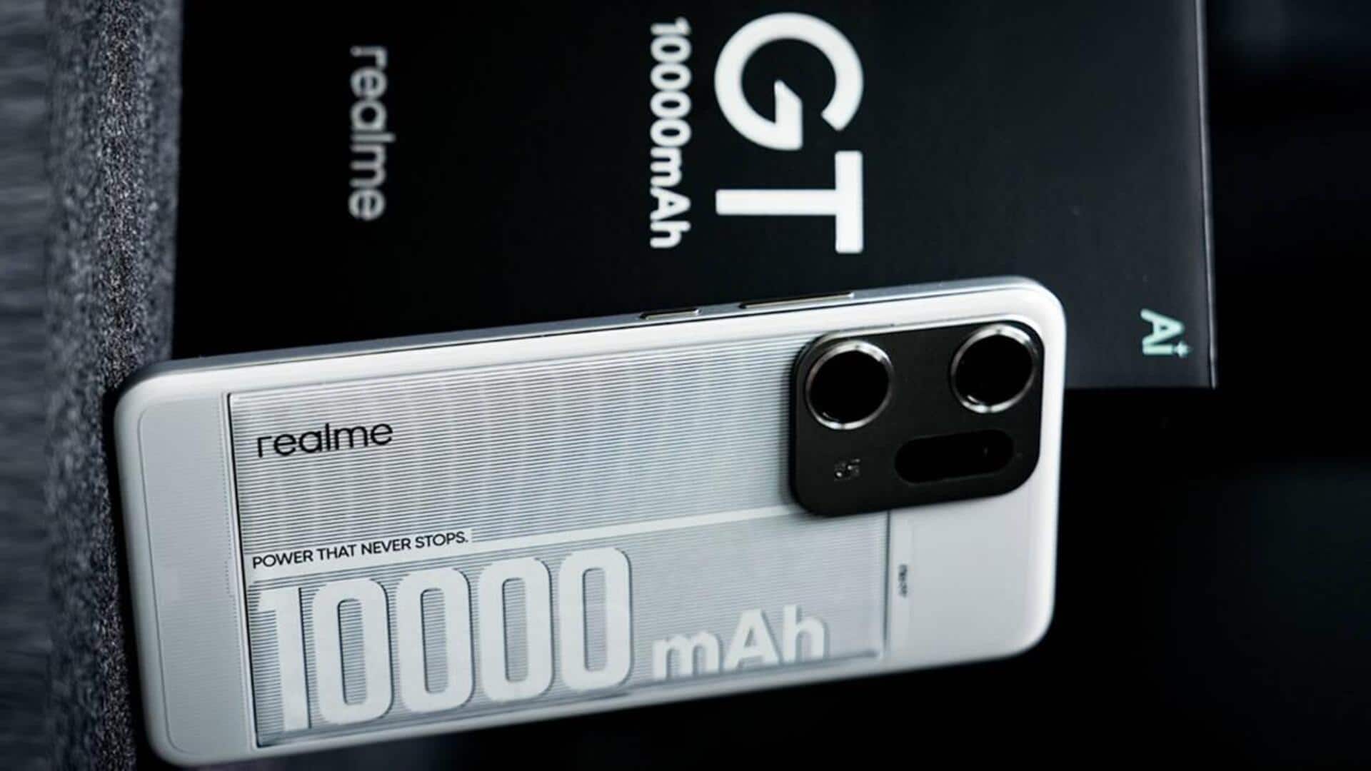 Realme's 10,000mAh battery phone could launch in India this month
