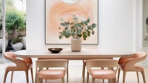 How to decorate your interiors with peach fuzz color