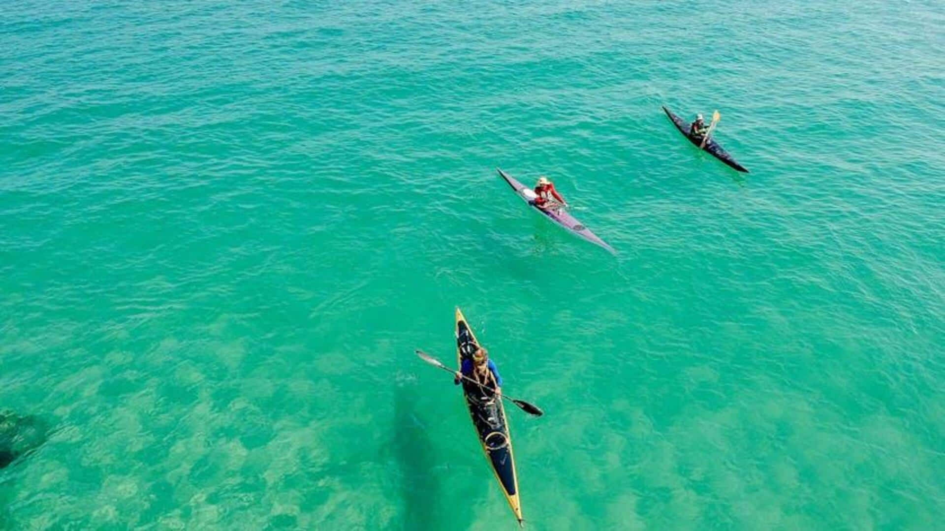 Kayaking under historical bridges: Paddle through time