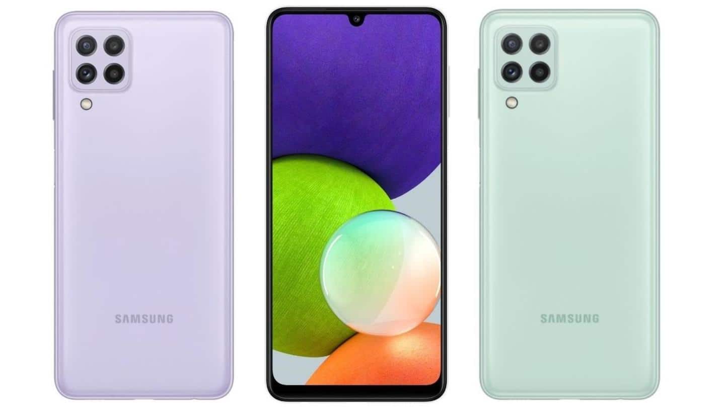 Samsung announces Galaxy A22 4G and Galaxy A22 5G smartphones