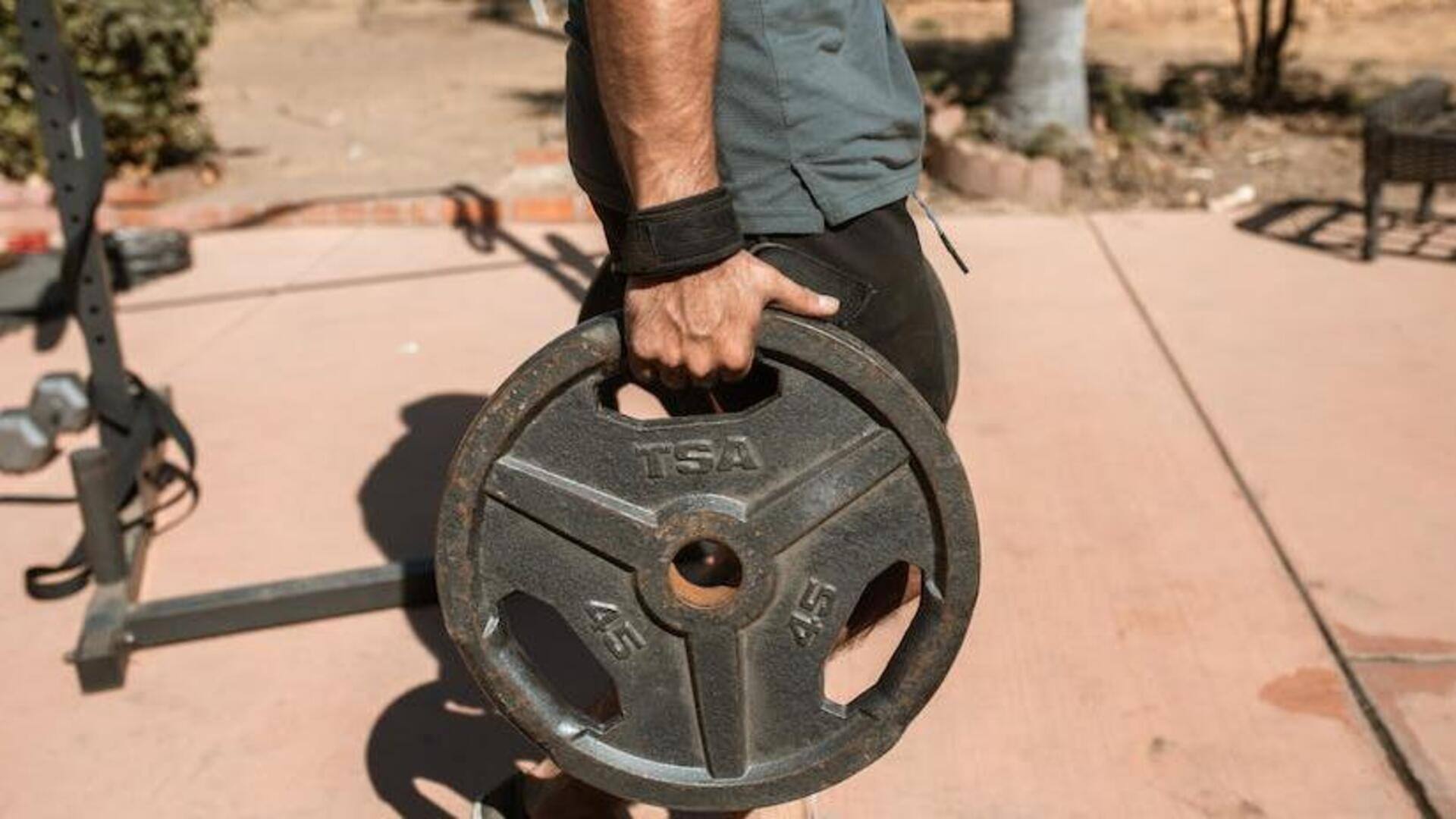 Build muscle strength with these weight plate exercises