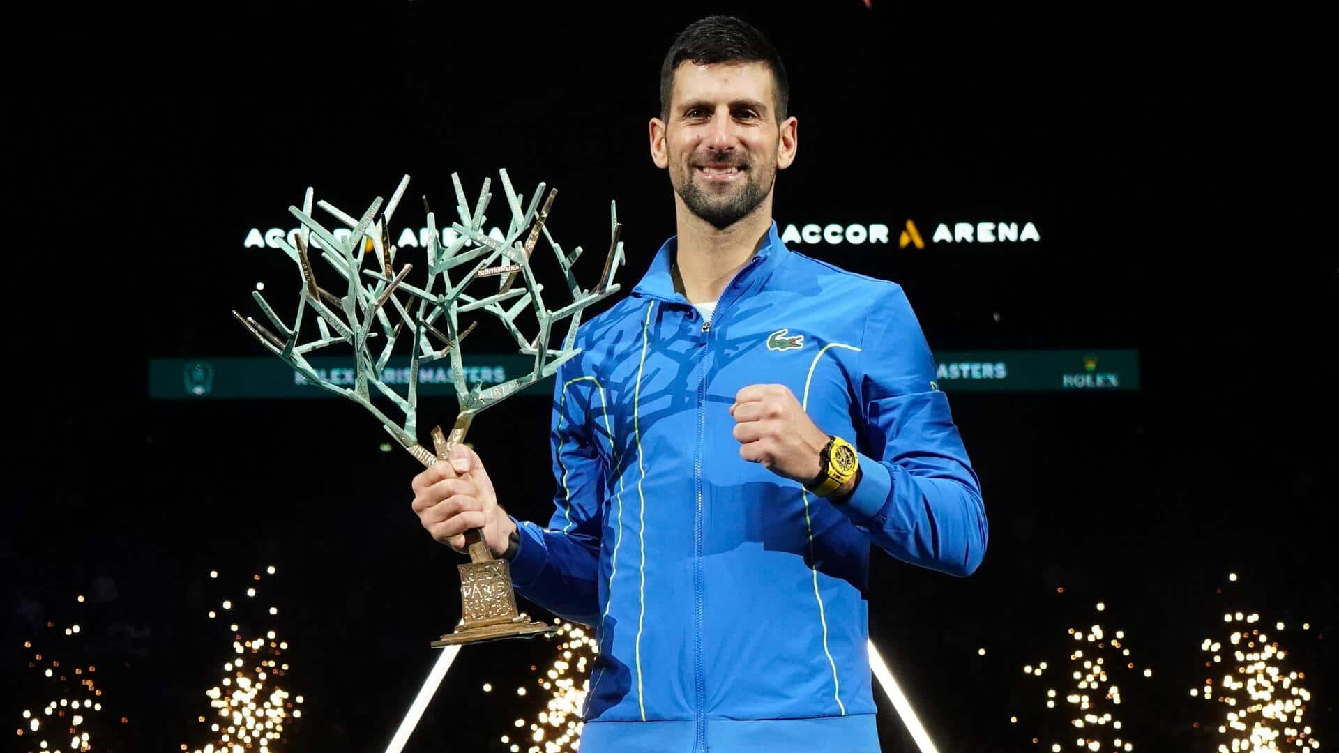 Novak Djokovic wins the 2023 Paris Masters: Key stats