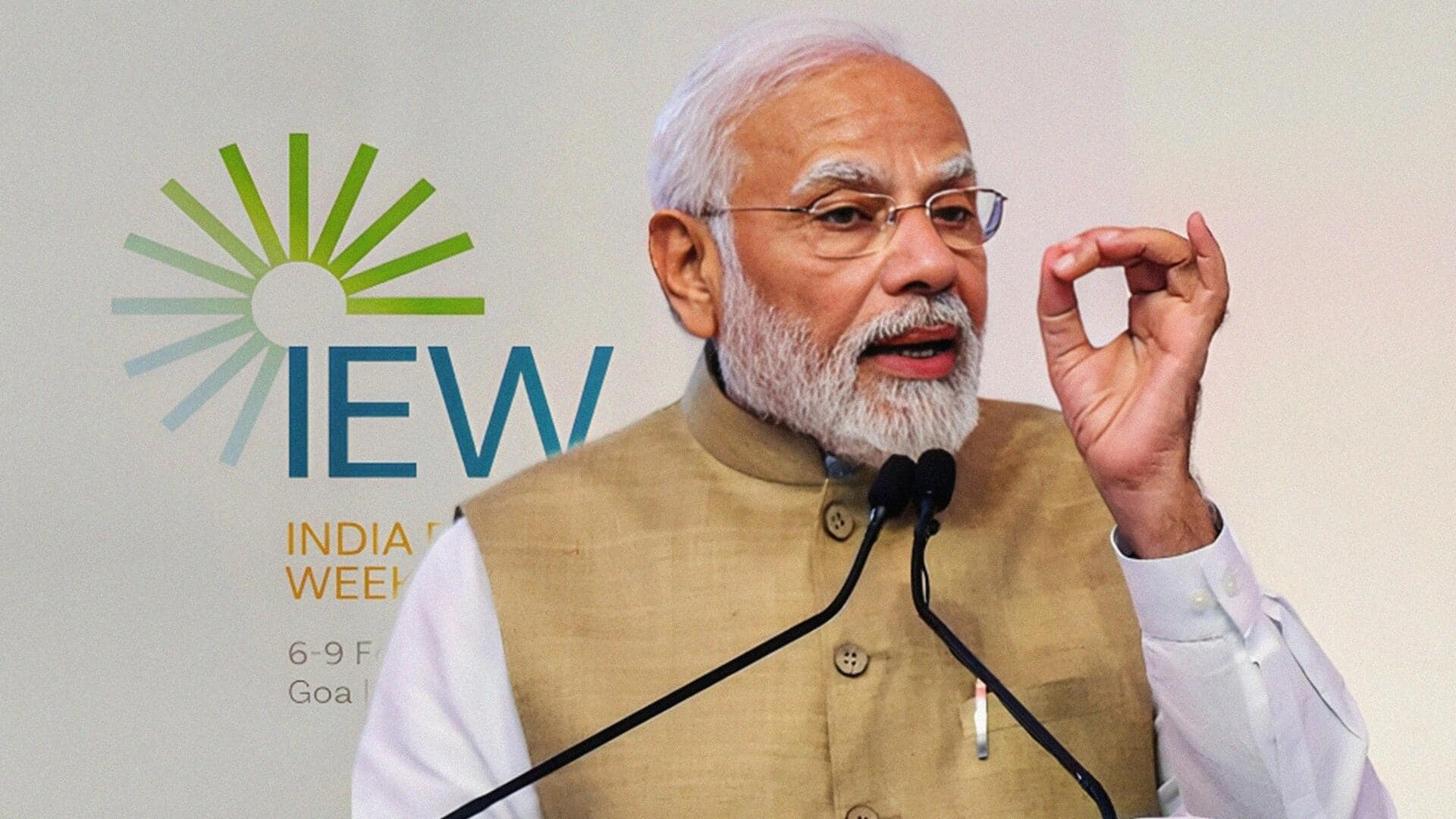 Modi outlines energy vision for India at Goa summit