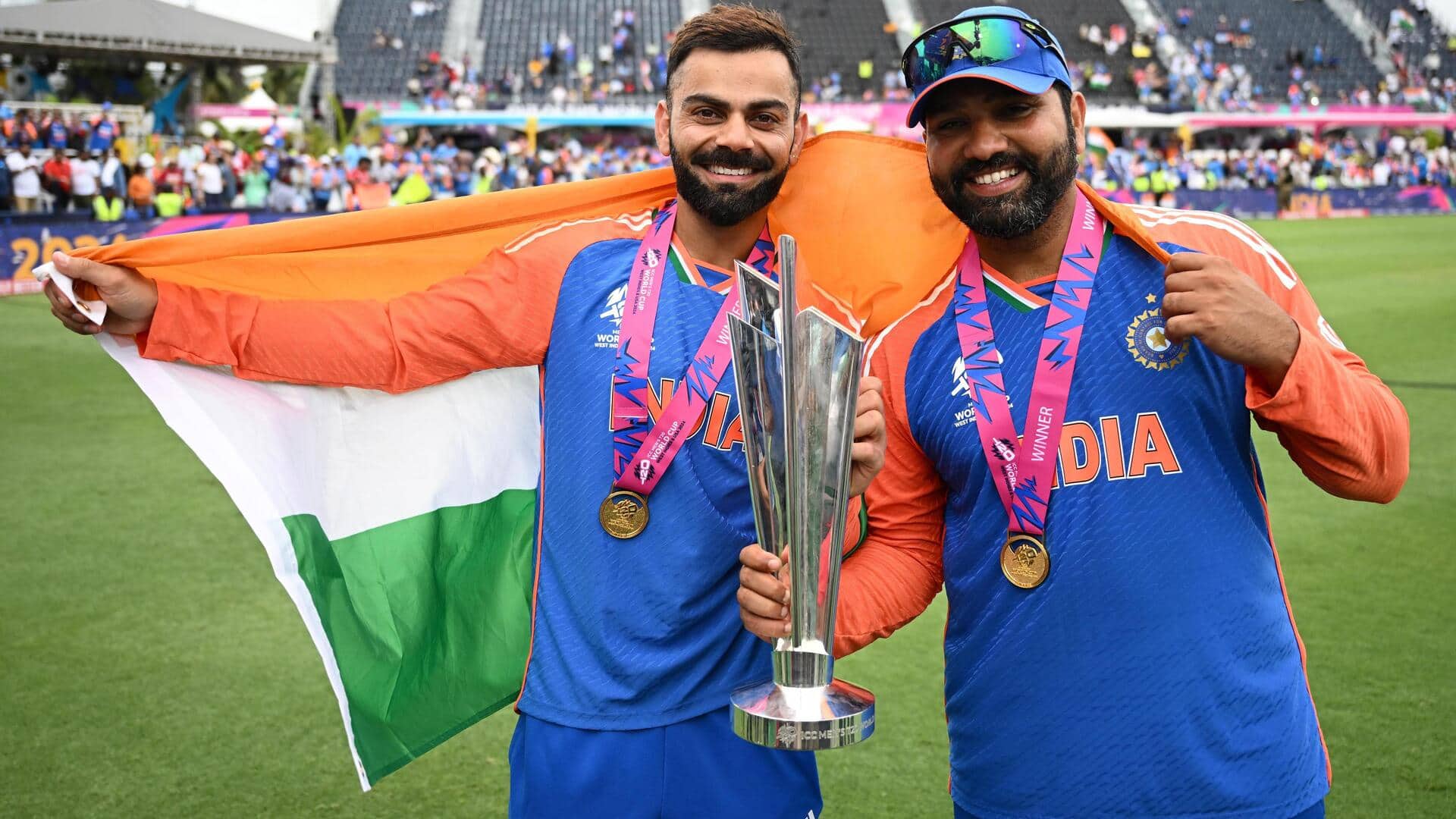 Achievements of India's dynamic duo Virat Kohli, Rohit Sharma (T20Is)