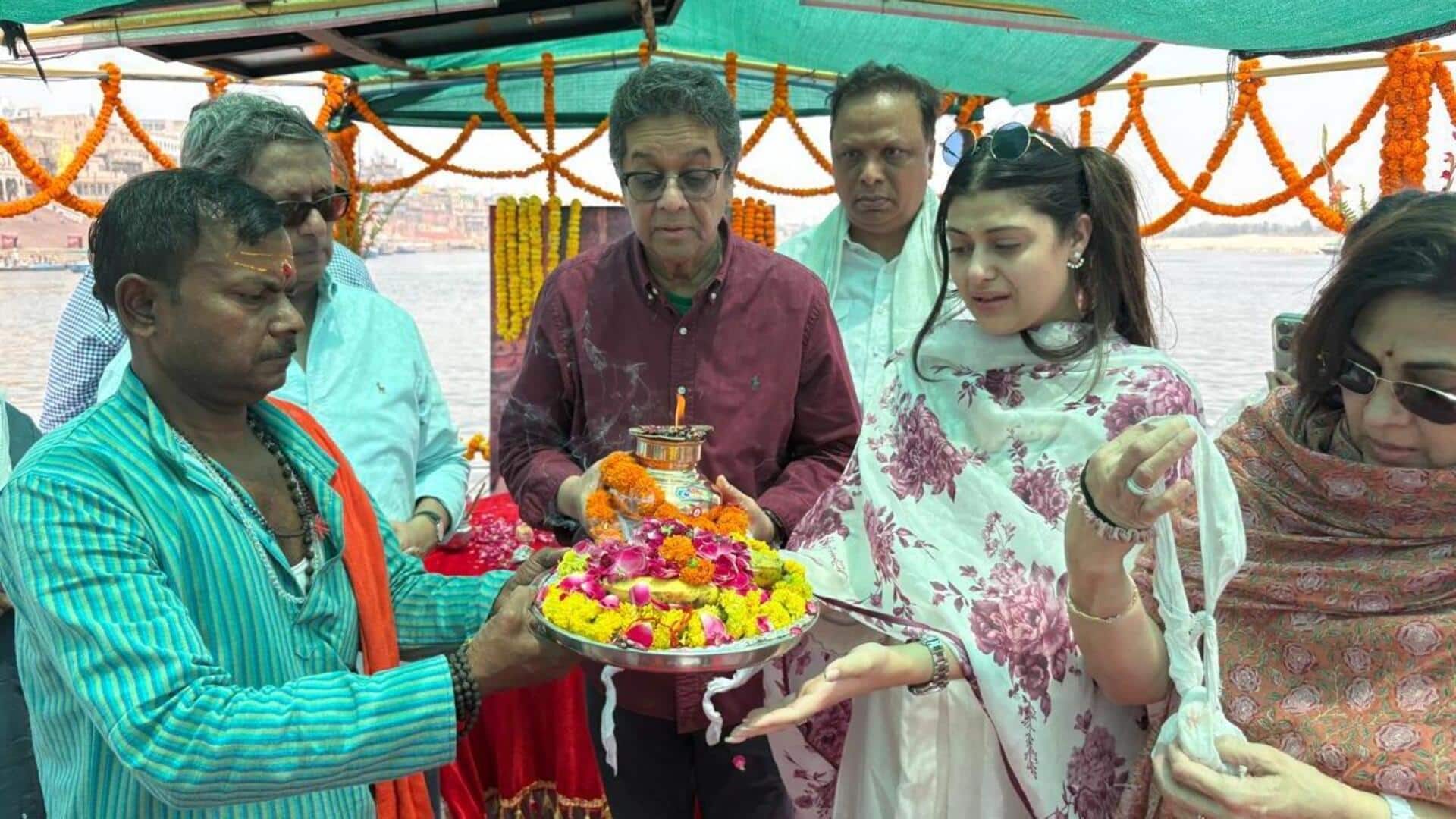 Asha Bhosle's ashes immersed in Ganga