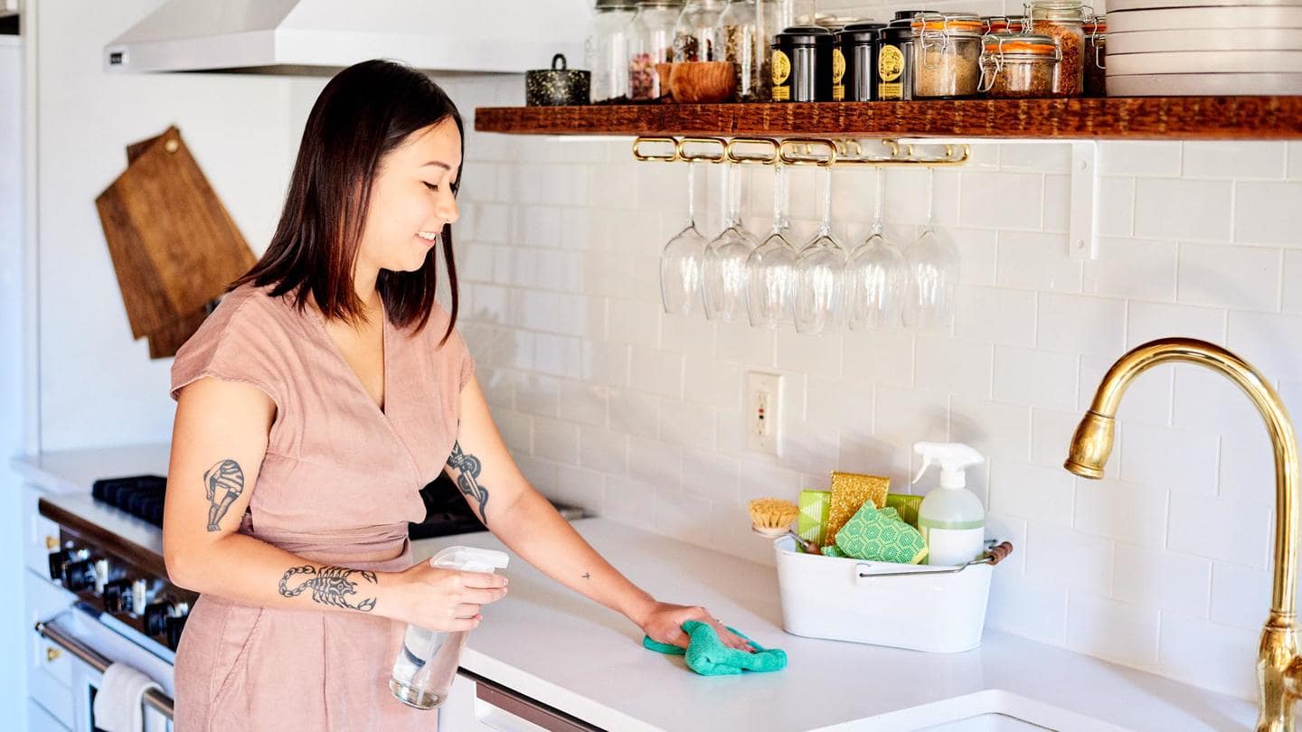 Start with soaking waterproof items in soap water Start with soaking waterproof items in soap water