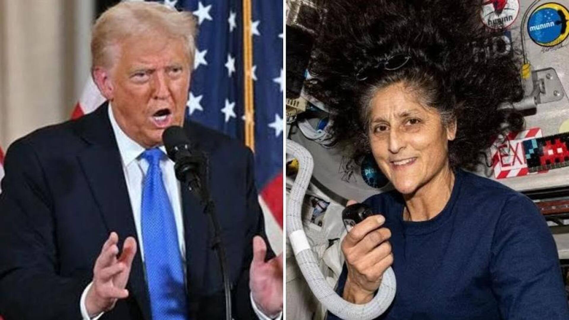 'Coming up to get you': Trump assures Sunita Williams's return