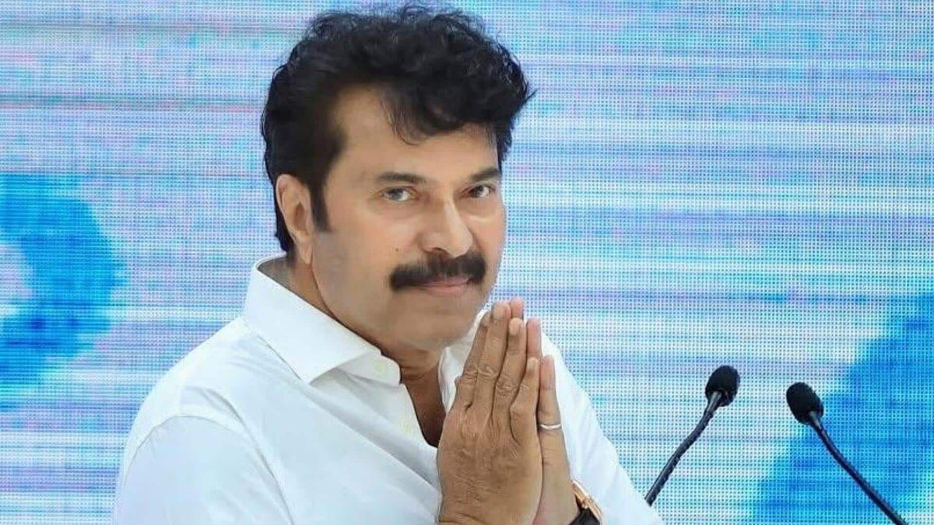 ED raids Mammootty's house in connection with luxury car case ED raids Mammootty's house in connection with luxury car case