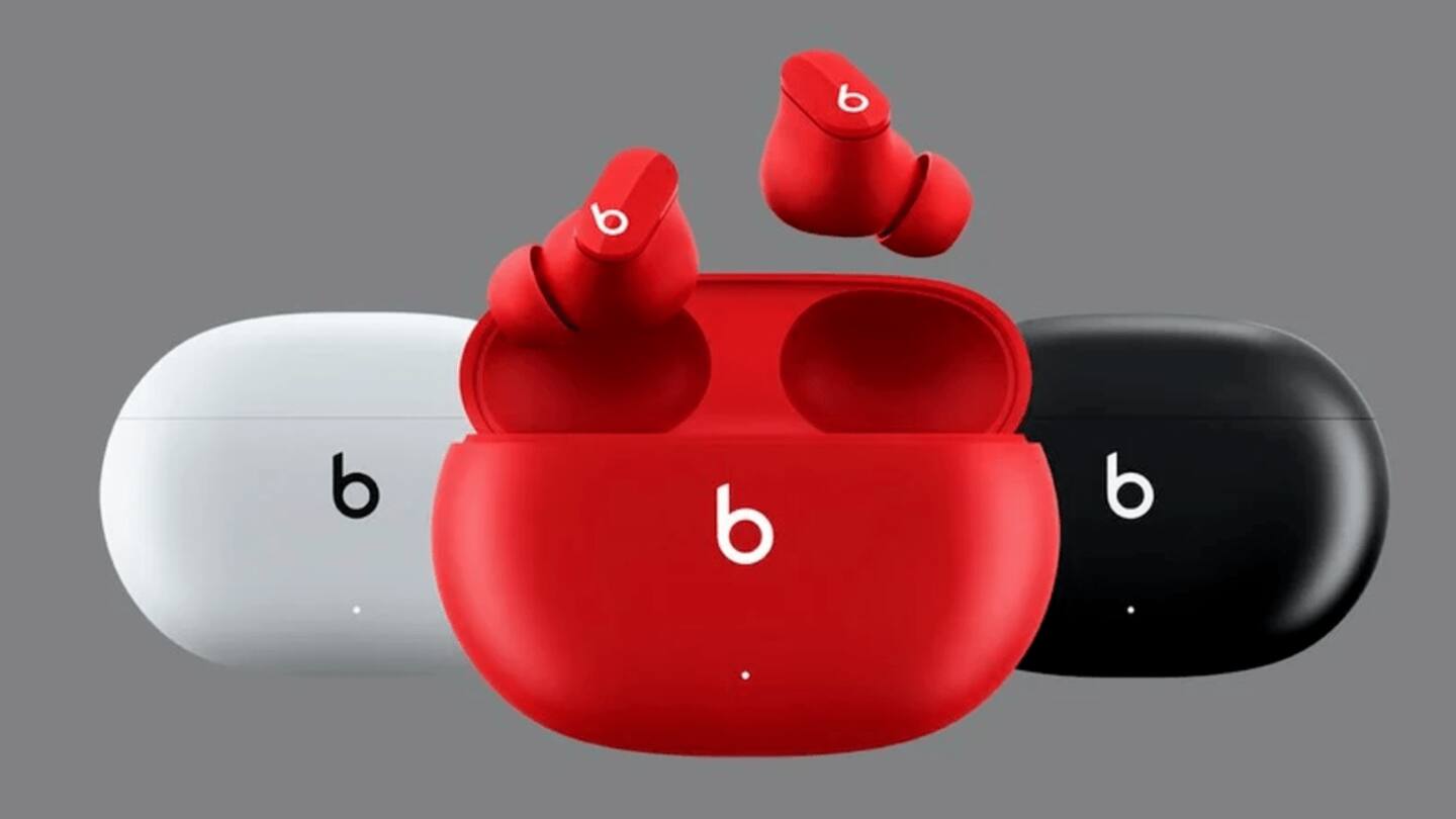 The earbuds have an IPX4-rated build quality The earbuds have an IPX4-rated build quality