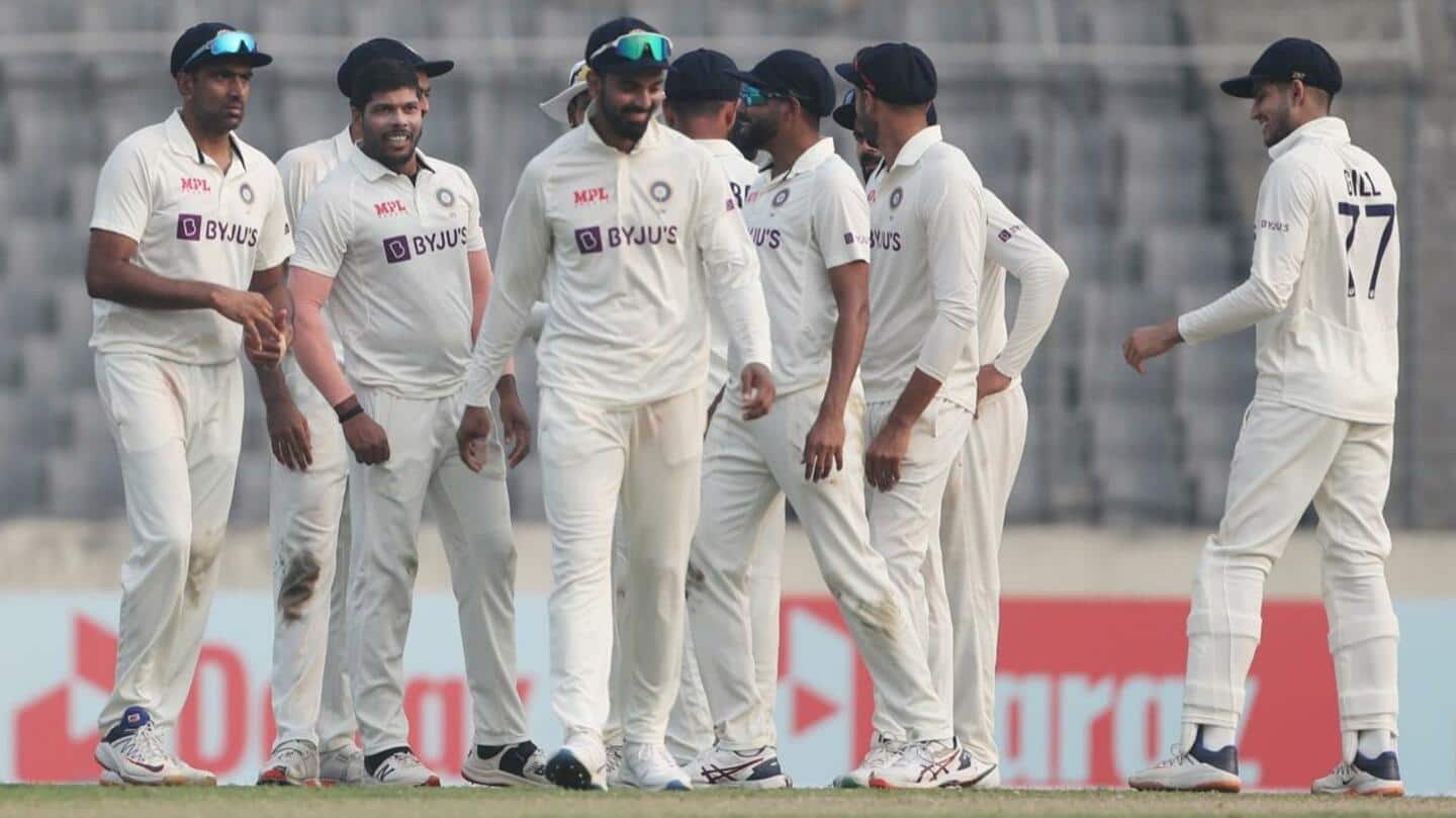 2nd Test, Day 1: India bowl out Bangladesh for 227