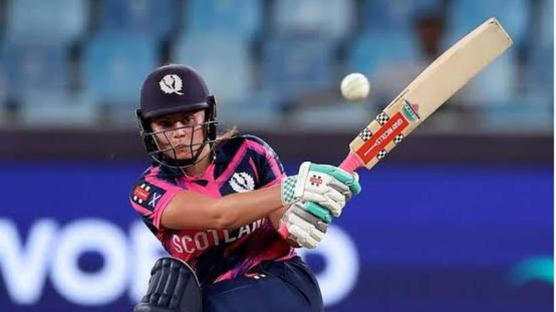 Women's T20 WC: Scotland's Ailsa Lister reprimanded for this reason 