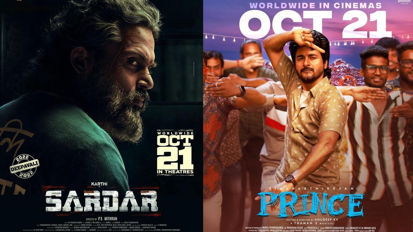 Box office collection: 'Sardar,' 'Prince' lead South Indian Diwali releases