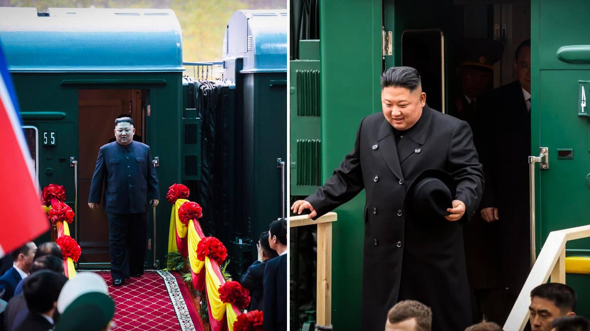 Kim Jong-un reaches Russia in his armored luxury train