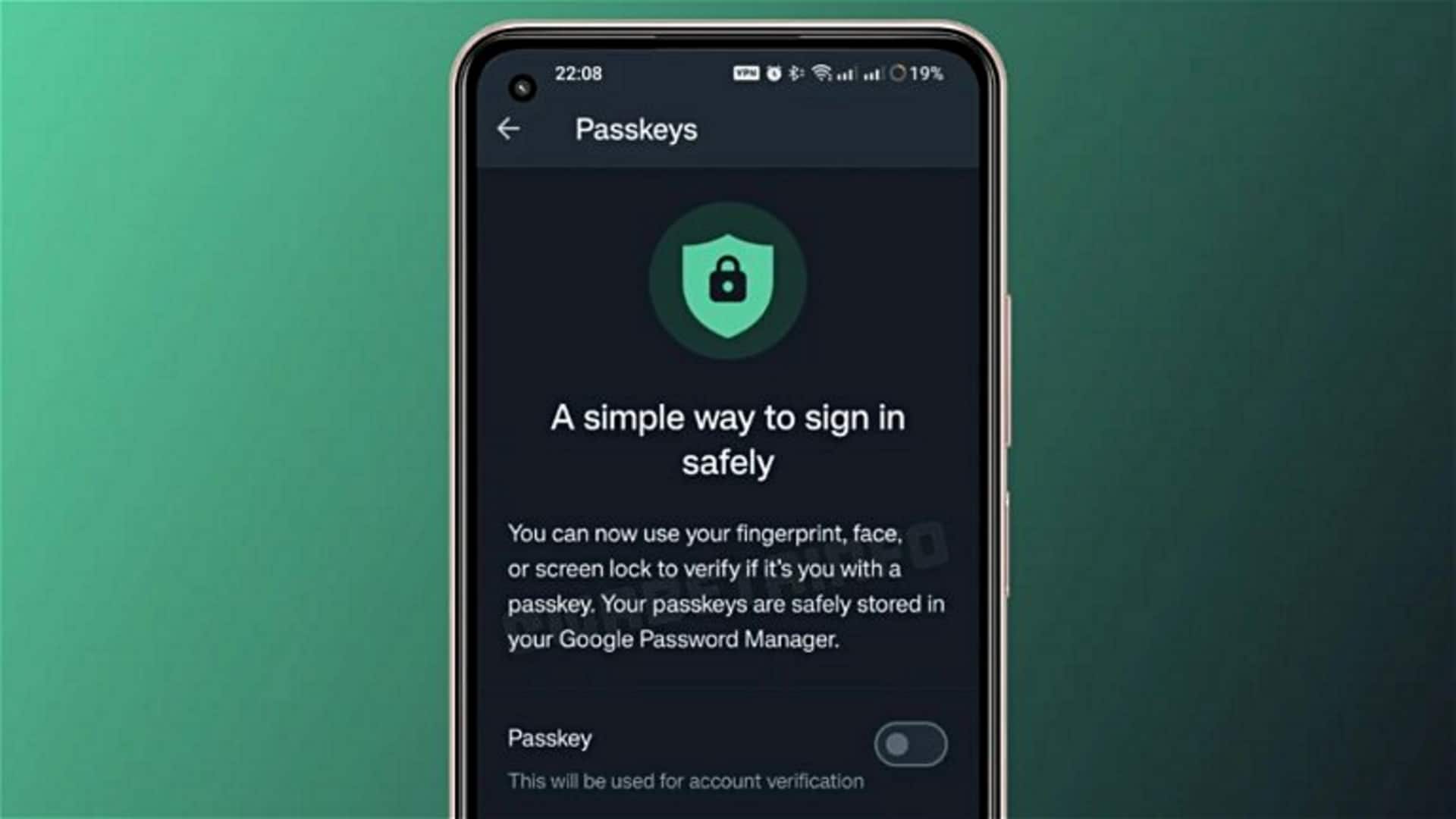 WhatsApp introduces passkey feature for iOS beta testers