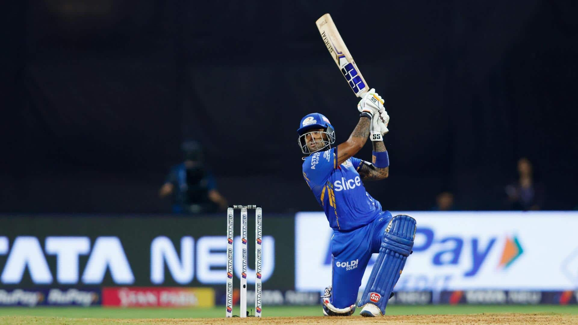 Suryakumar Yadav slams his fourth IPL fifty versus KKR: Stats