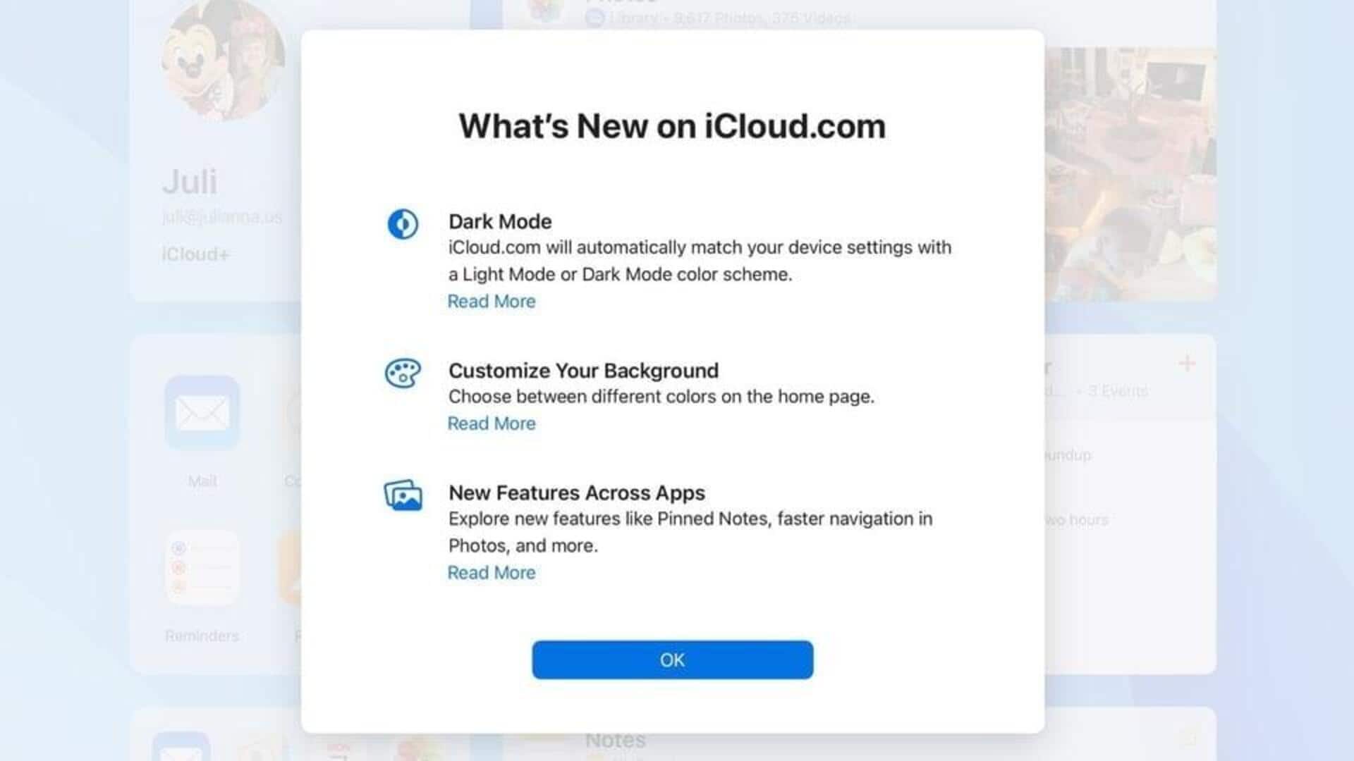 Apple unveils revamped iCloud website with new features