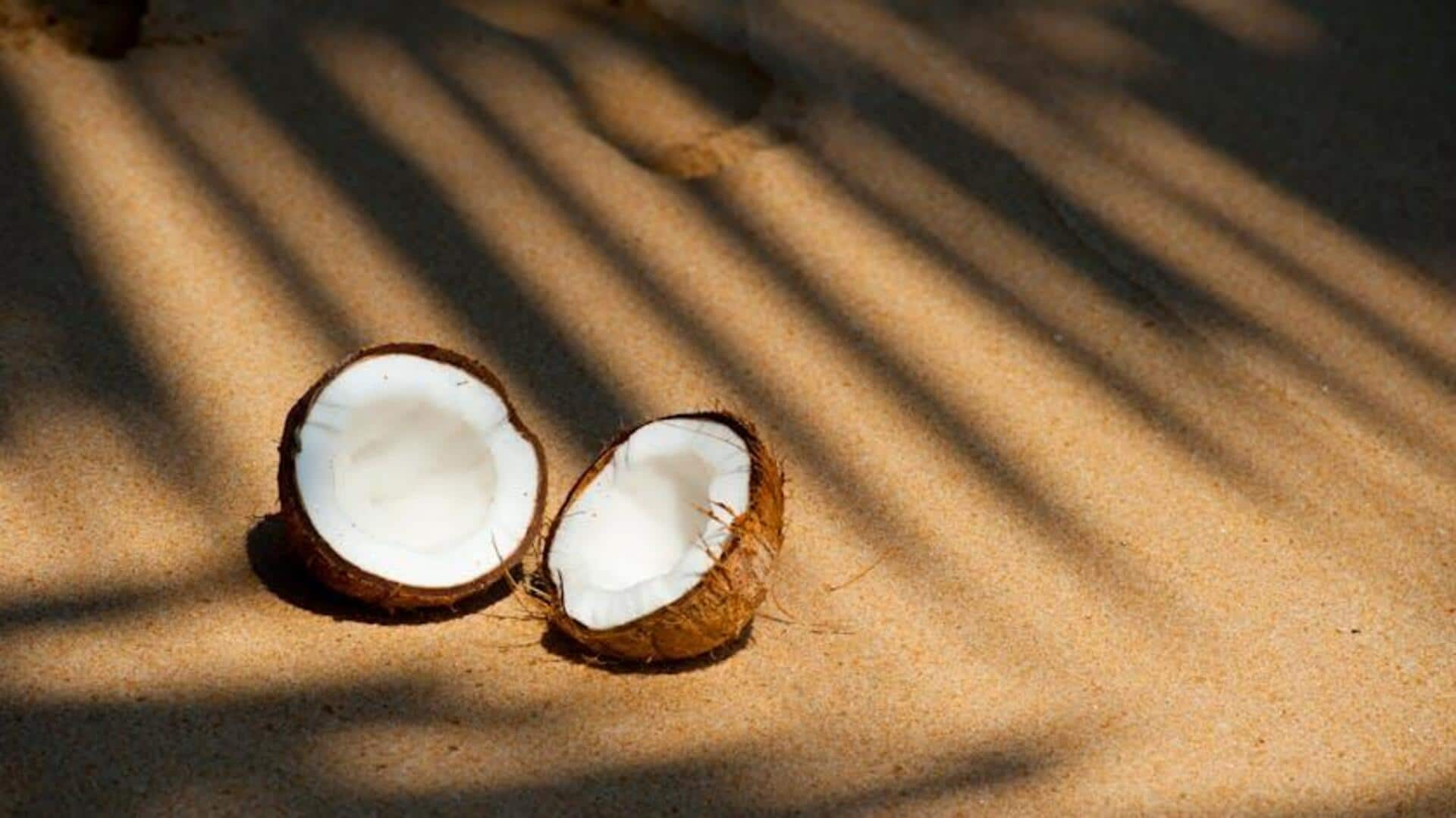 Essential coconut products in coastal African vegan cuisine