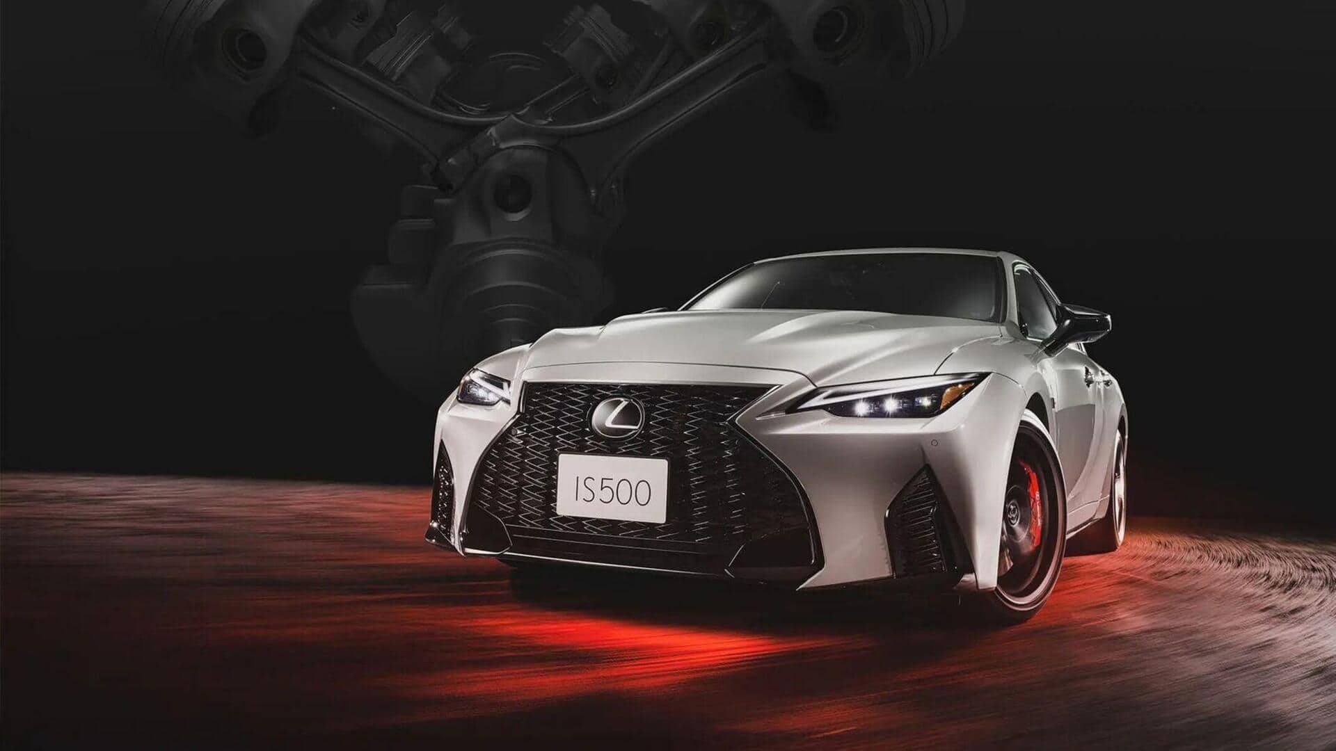 This sporty Lexus sedan is limited to just 500 units This sporty Lexus sedan is limited to just 500 units