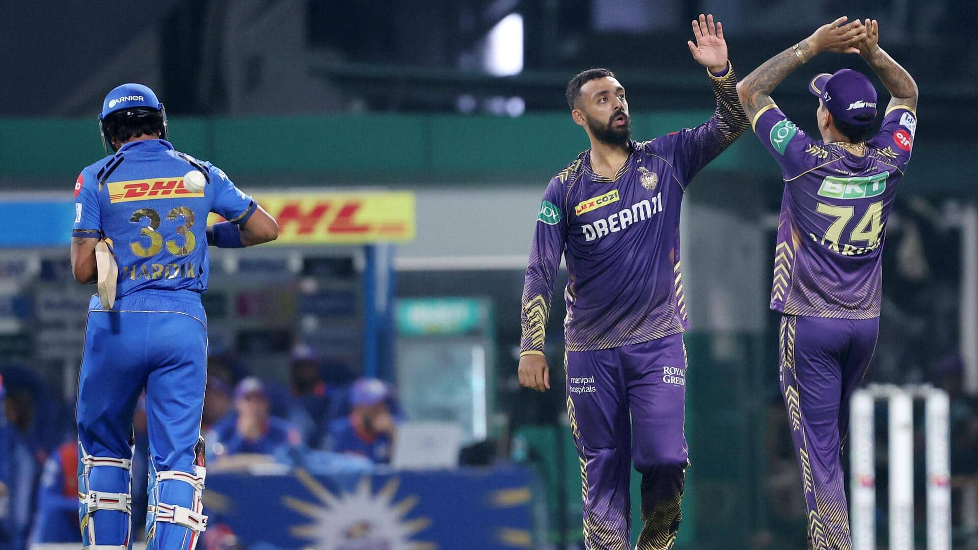 KKR complete the double over MI, book playoffs berth: Stats