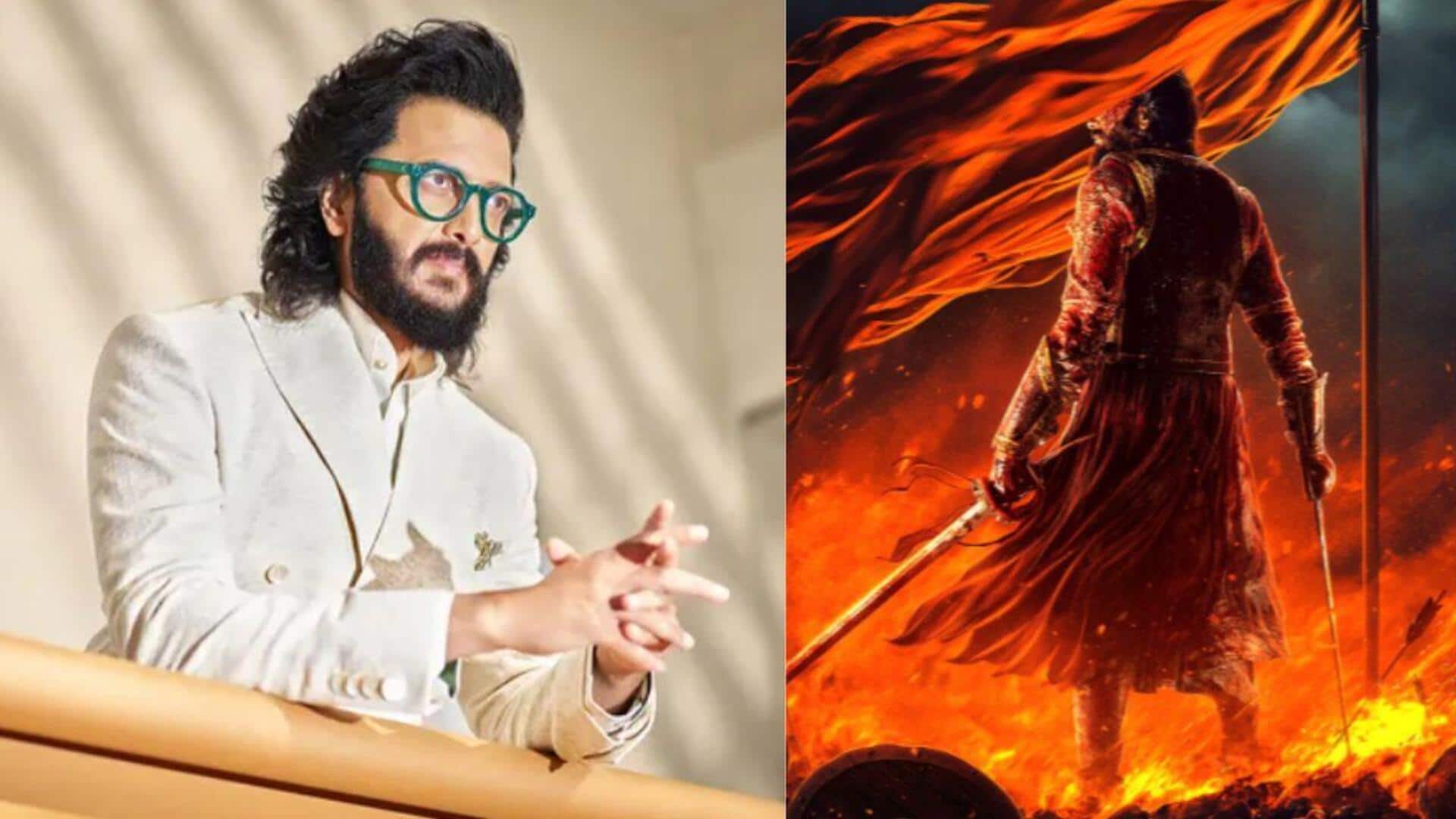 Riteish Deshmukh unveils 'Raja Shivaji' motion poster Riteish Deshmukh unveils 'Raja Shivaji' motion poster