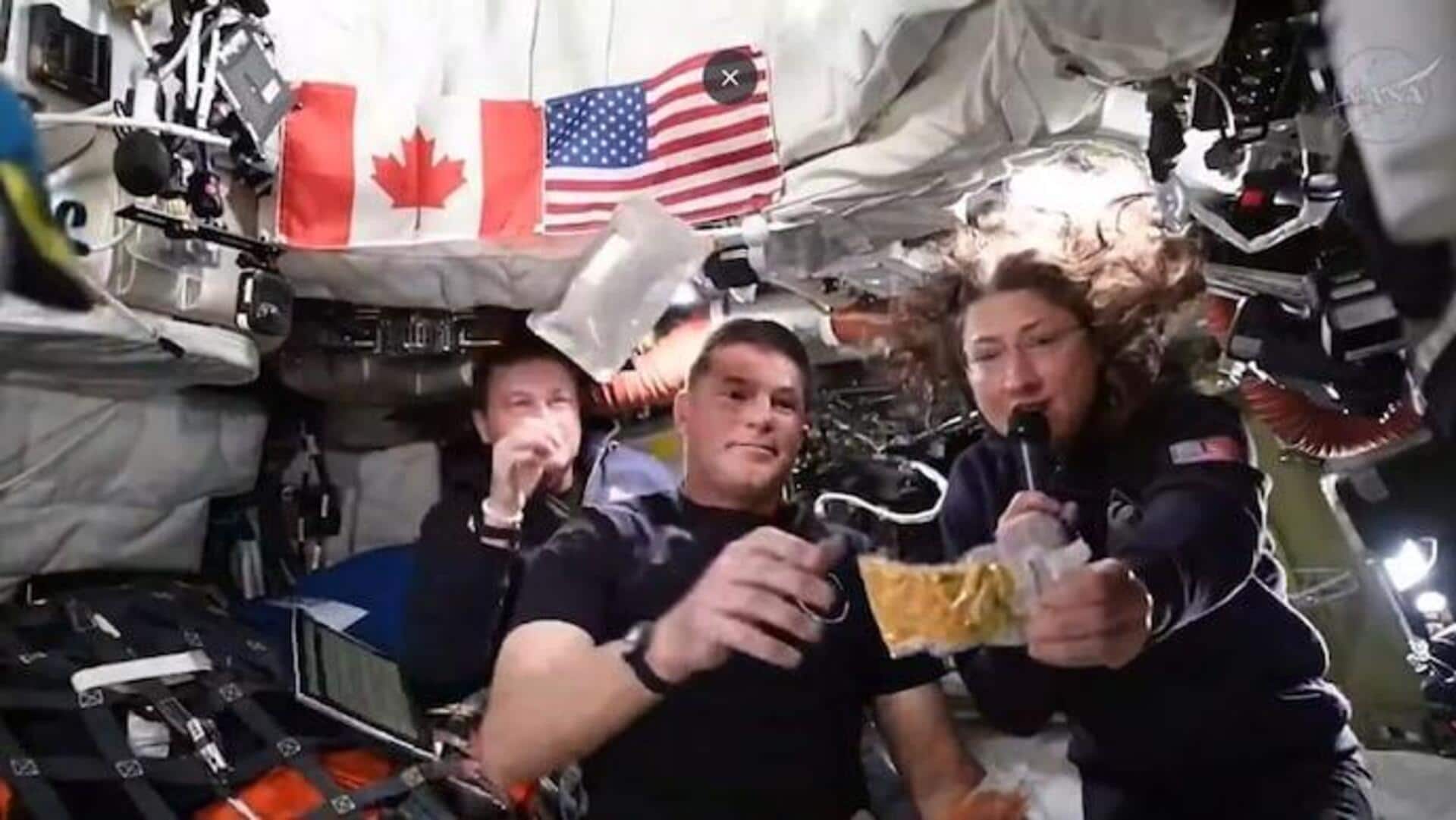 What are Artemis 2 astronauts eating in space?