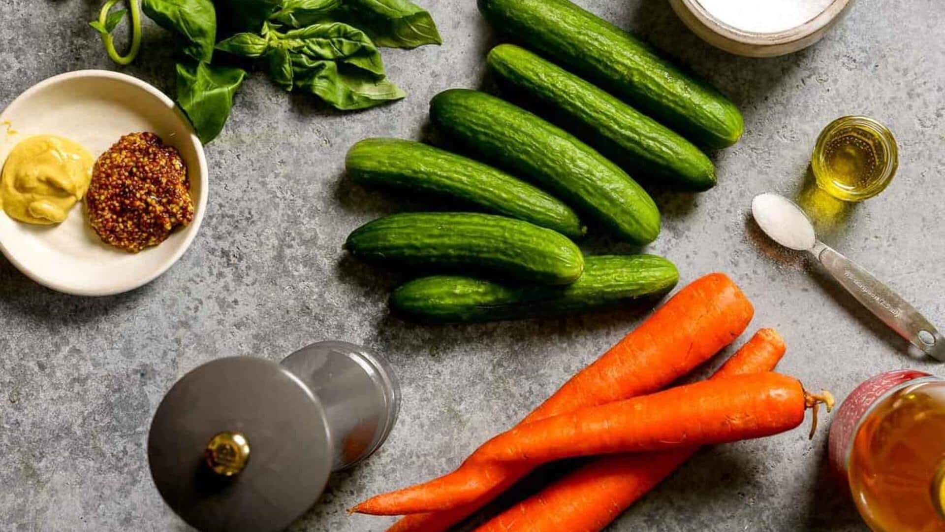 Carrots v/s cucumbers: Which has more calories?