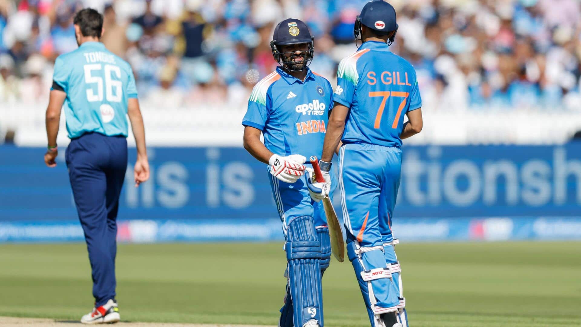 Presenting highest partnerships for India at Lord's in ODIs