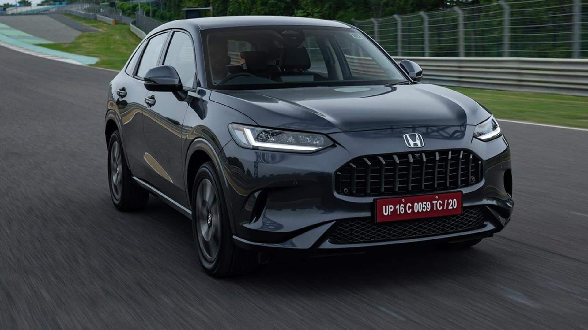Honda ZR-V e:HEV goes official in India at ₹48L