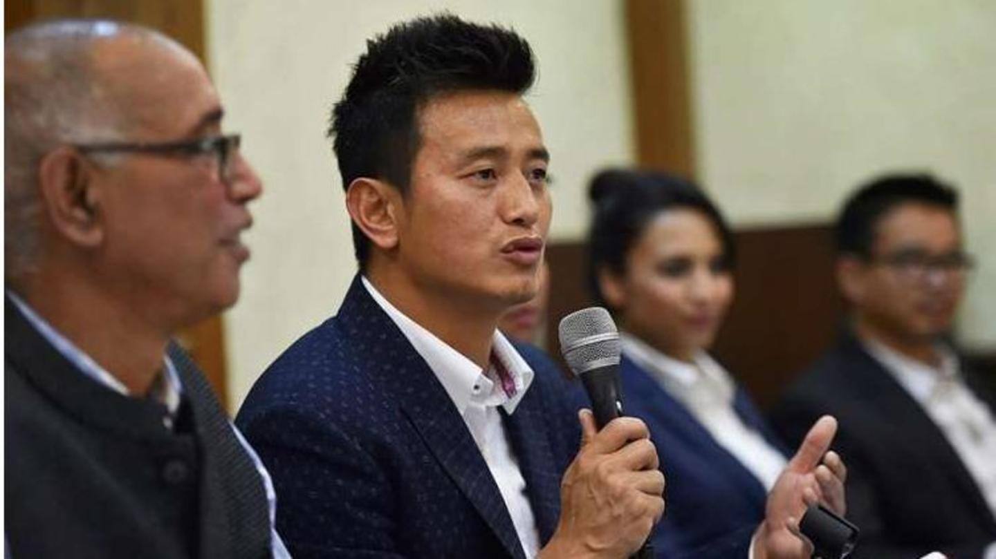 Nine arrested for burning Bhaichung Bhutia's effigy in Sikkim