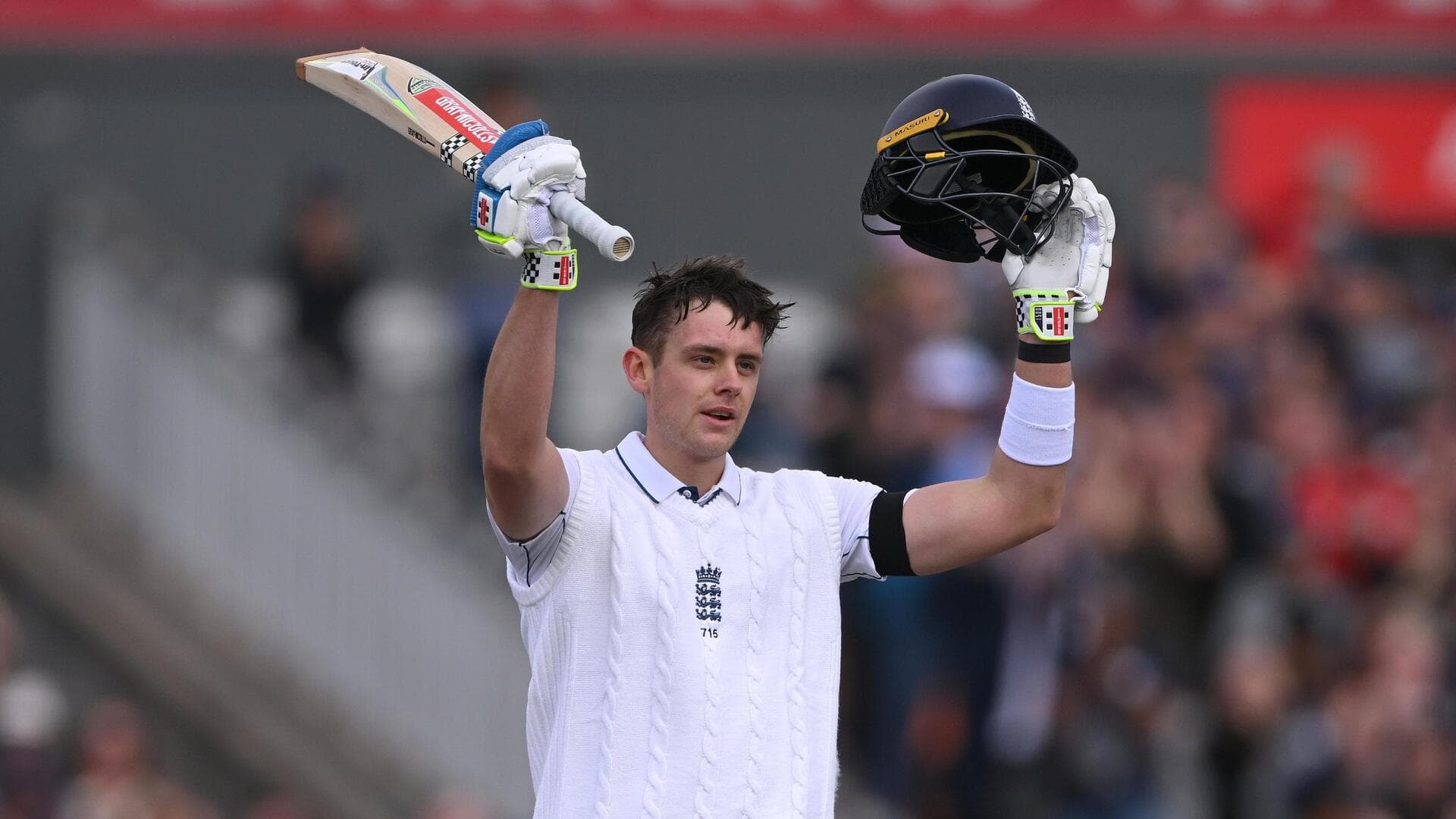 England's Jamie Smith slams his maiden Test century: Key stats